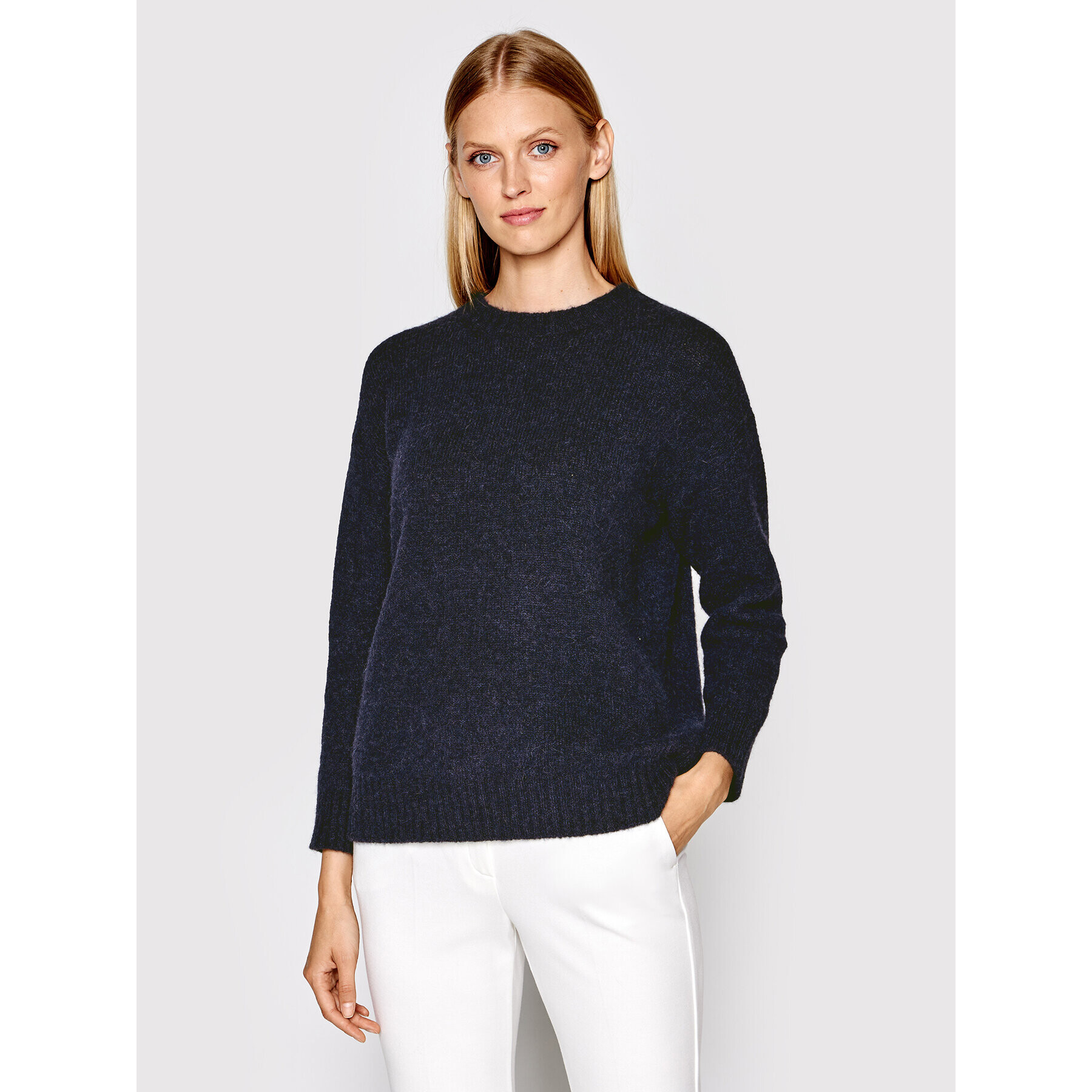 Weekend Max Mara Пуловер Xanadu 53661123 Тъмносин Regular Fit - Pepit.bg