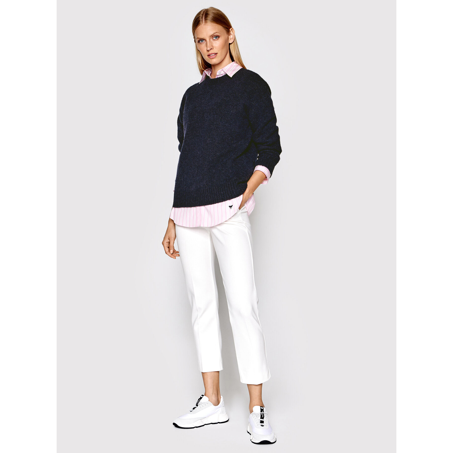 Weekend Max Mara Пуловер Xanadu 53661123 Тъмносин Regular Fit - Pepit.bg