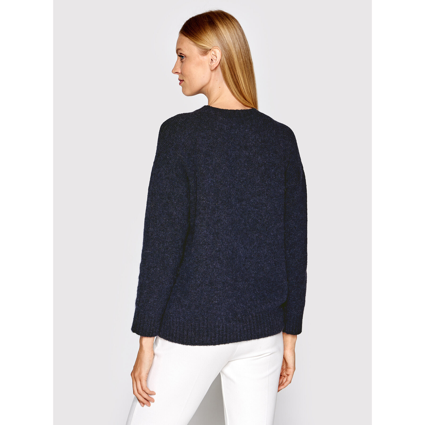 Weekend Max Mara Пуловер Xanadu 53661123 Тъмносин Regular Fit - Pepit.bg