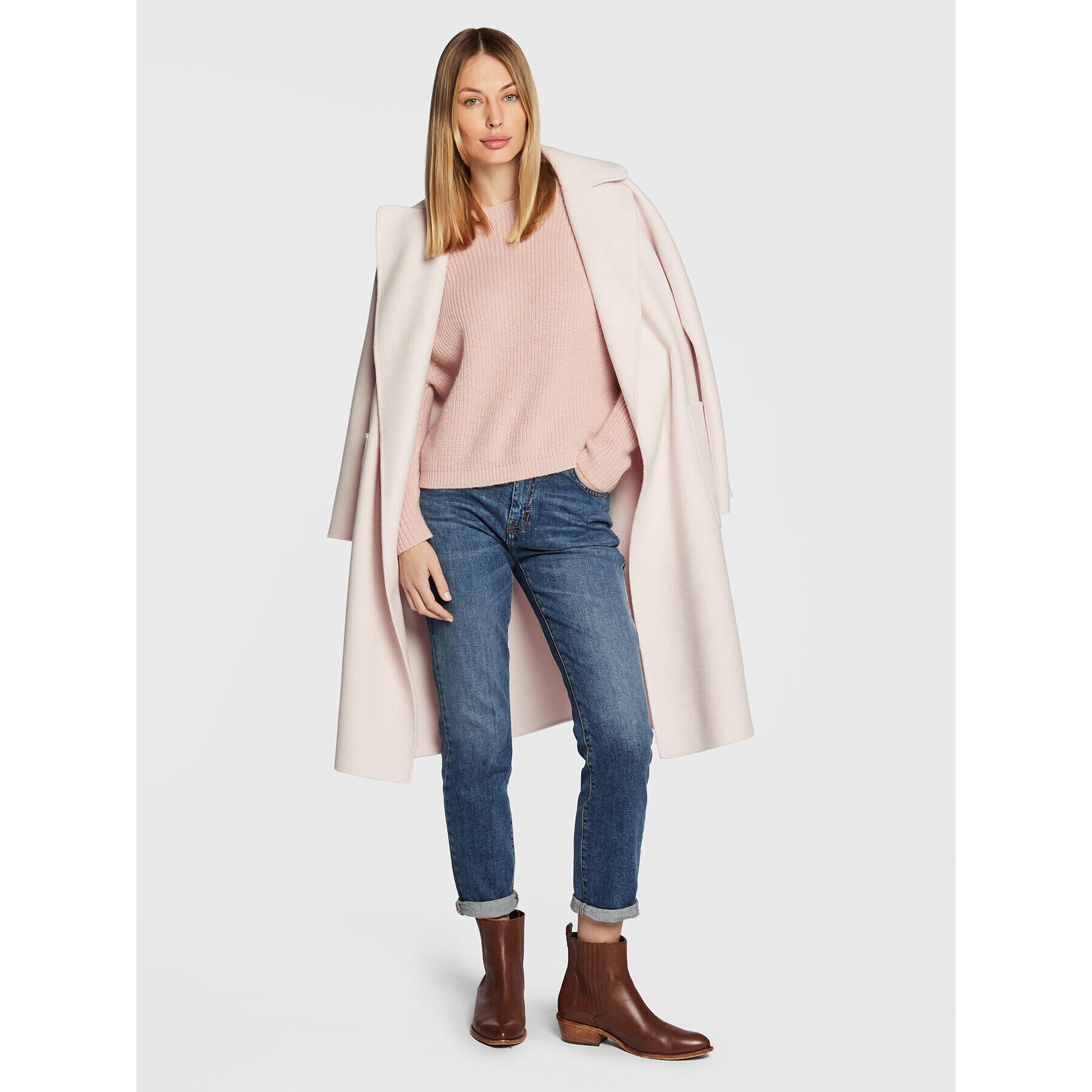Weekend Max Mara Пуловер Xeno 53660723 Розов Regular Fit - Pepit.bg