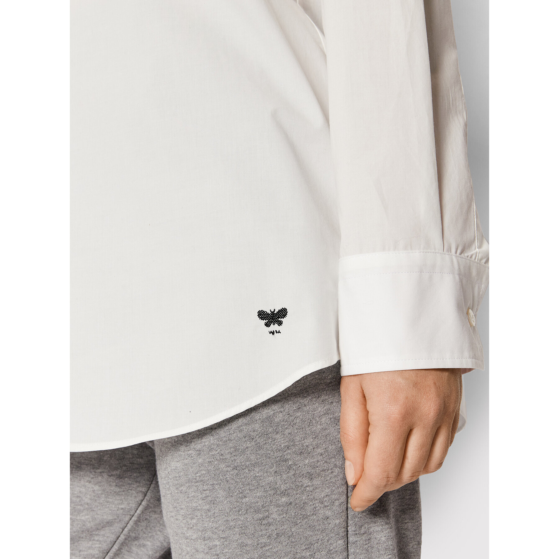 Weekend Max Mara Риза Laziale 51910127 Бял Regular Fit - Pepit.bg