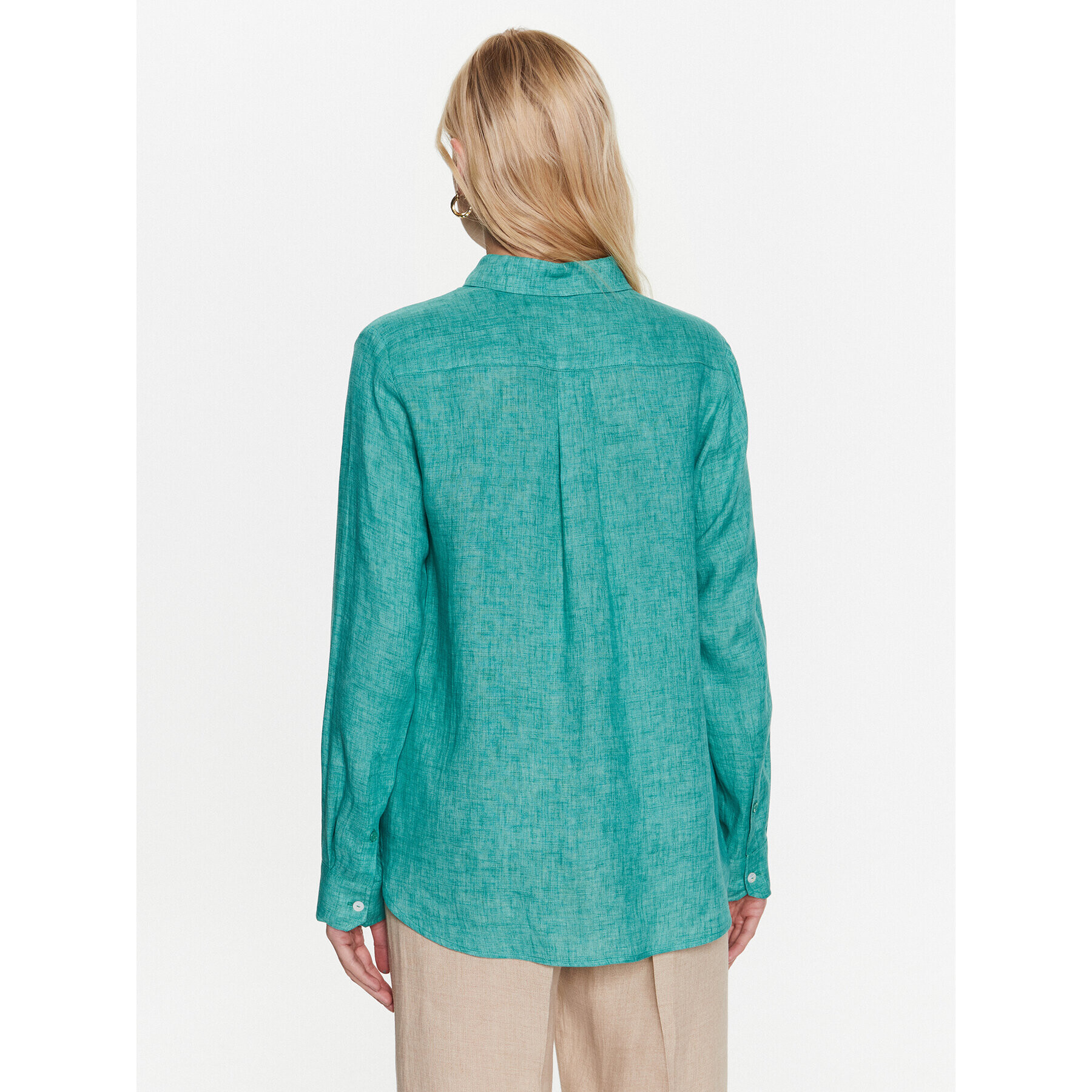 Weekend Max Mara Риза Werner 2351110531 Зелен Regular Fit - Pepit.bg