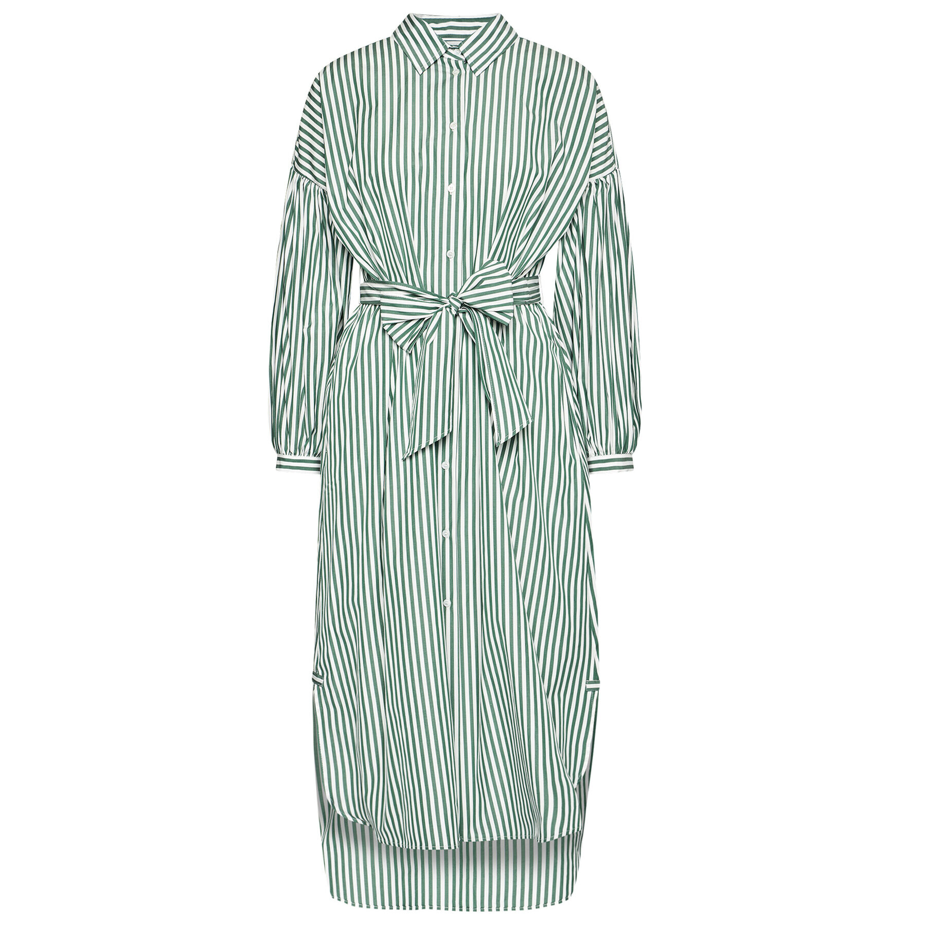 Weekend Max Mara Рокля тип риза Ragazza 52210311 Зелен Regular Fit - Pepit.bg