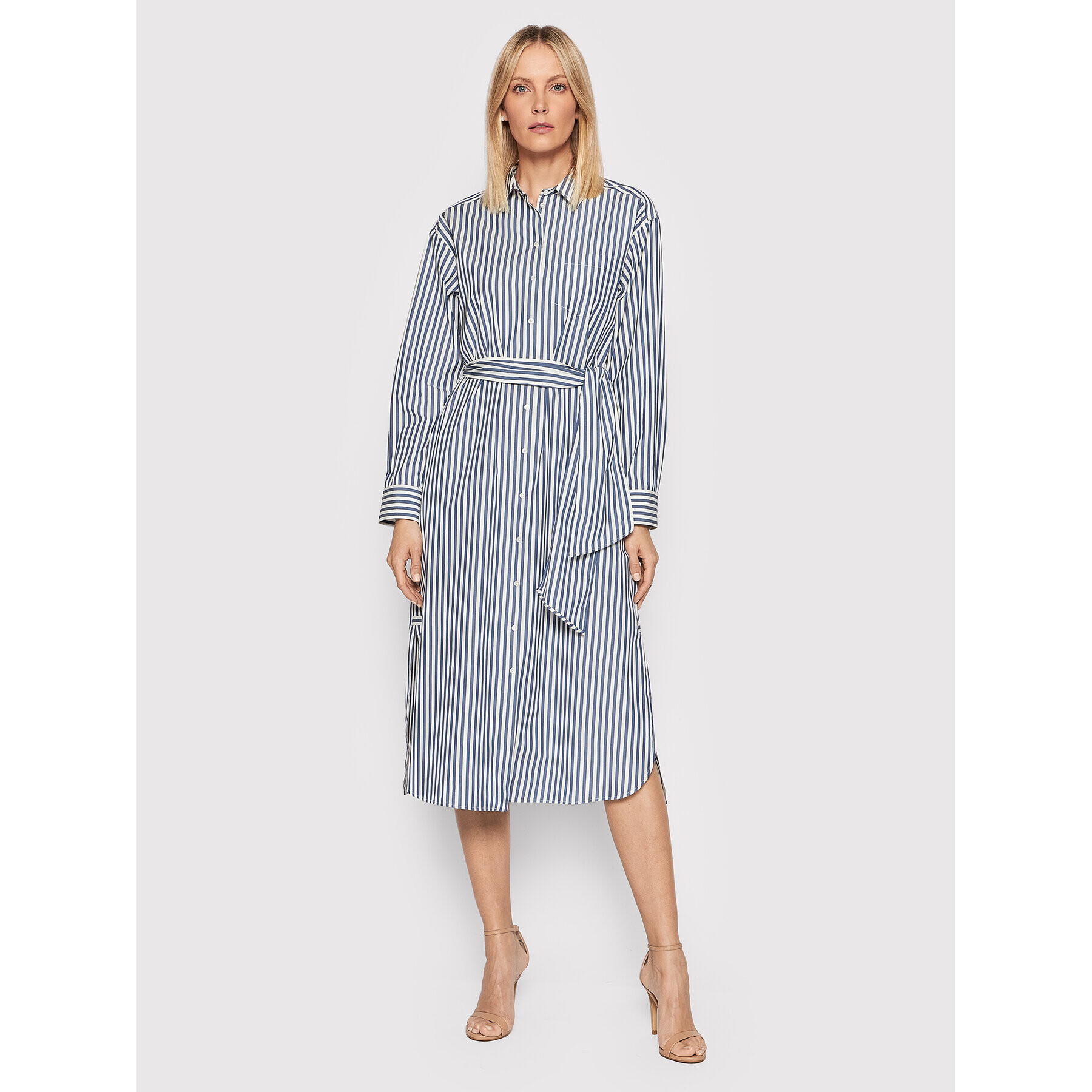 Weekend Max Mara Рокля тип риза Remo 52212621 Тъмносин Regular Fit - Pepit.bg