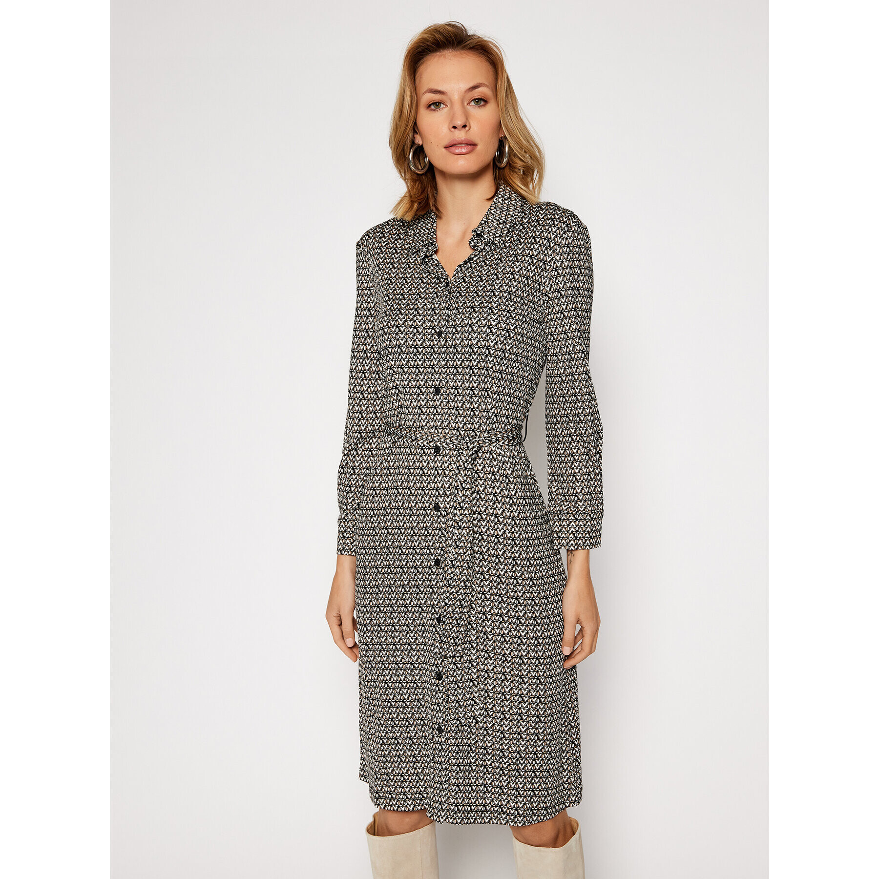 Weekend Max Mara Рокля тип риза Senape 56210401 Цветен Regular Fit - Pepit.bg