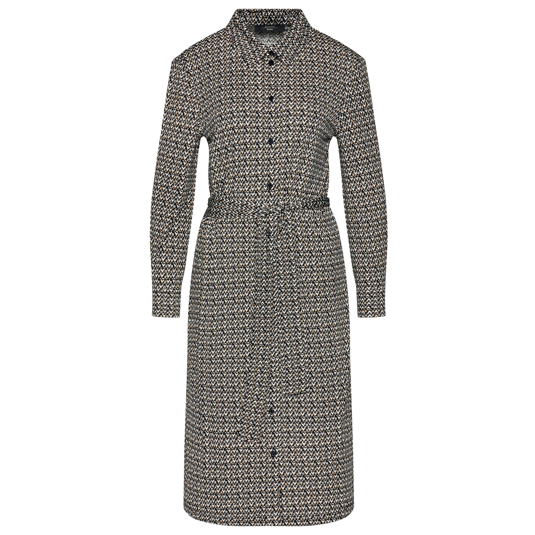 Weekend Max Mara Рокля тип риза Senape 56210401 Цветен Regular Fit - Pepit.bg