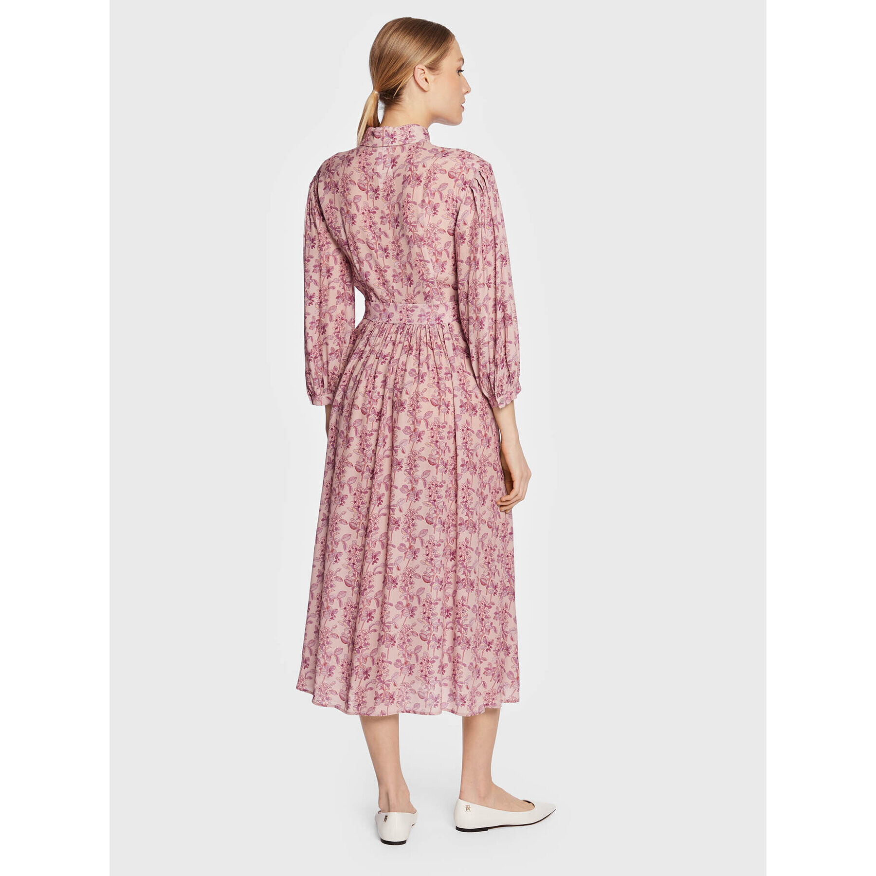 Weekend Max Mara Рокля тип риза Vela 23522113 Розов Regular Fit - Pepit.bg