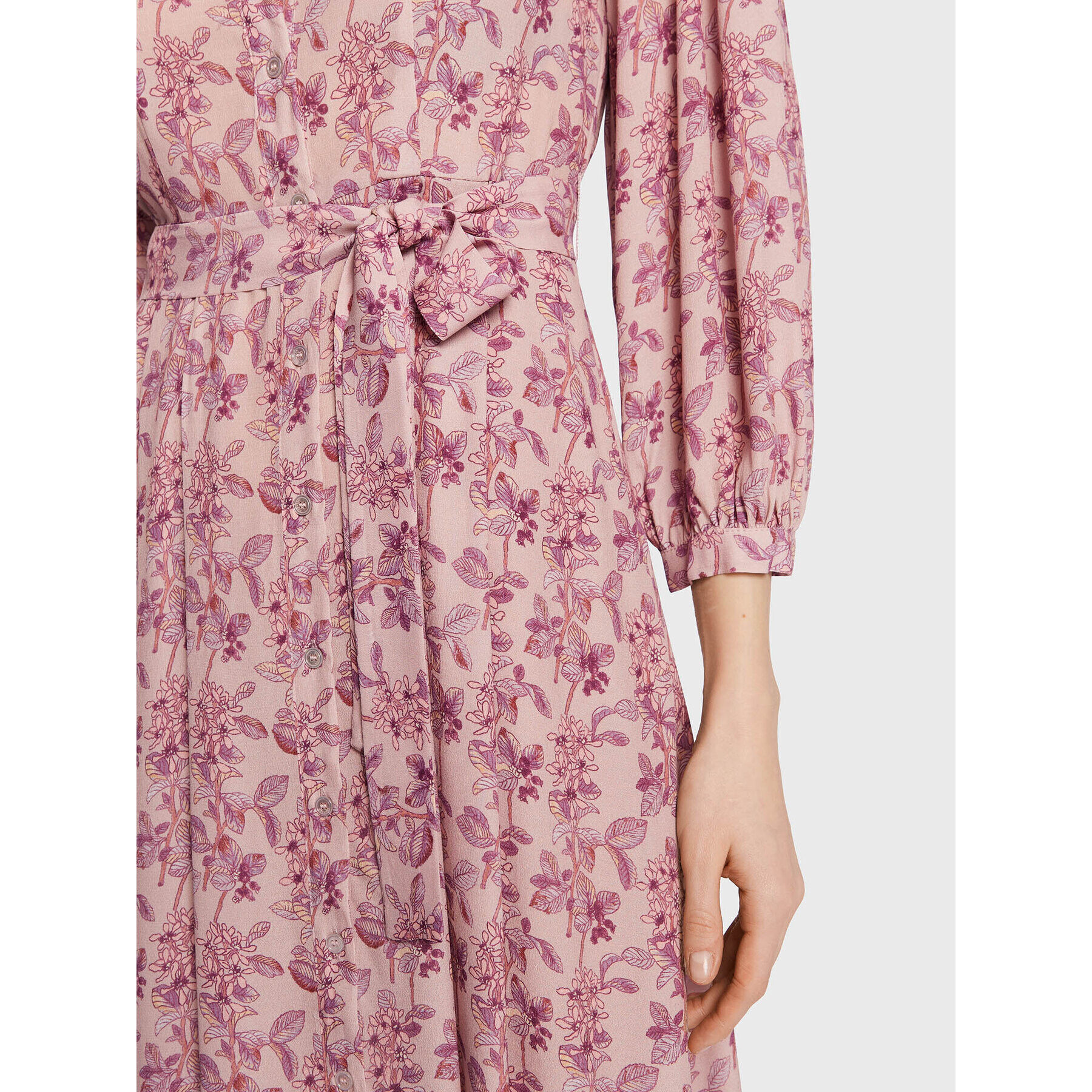 Weekend Max Mara Рокля тип риза Vela 23522113 Розов Regular Fit - Pepit.bg