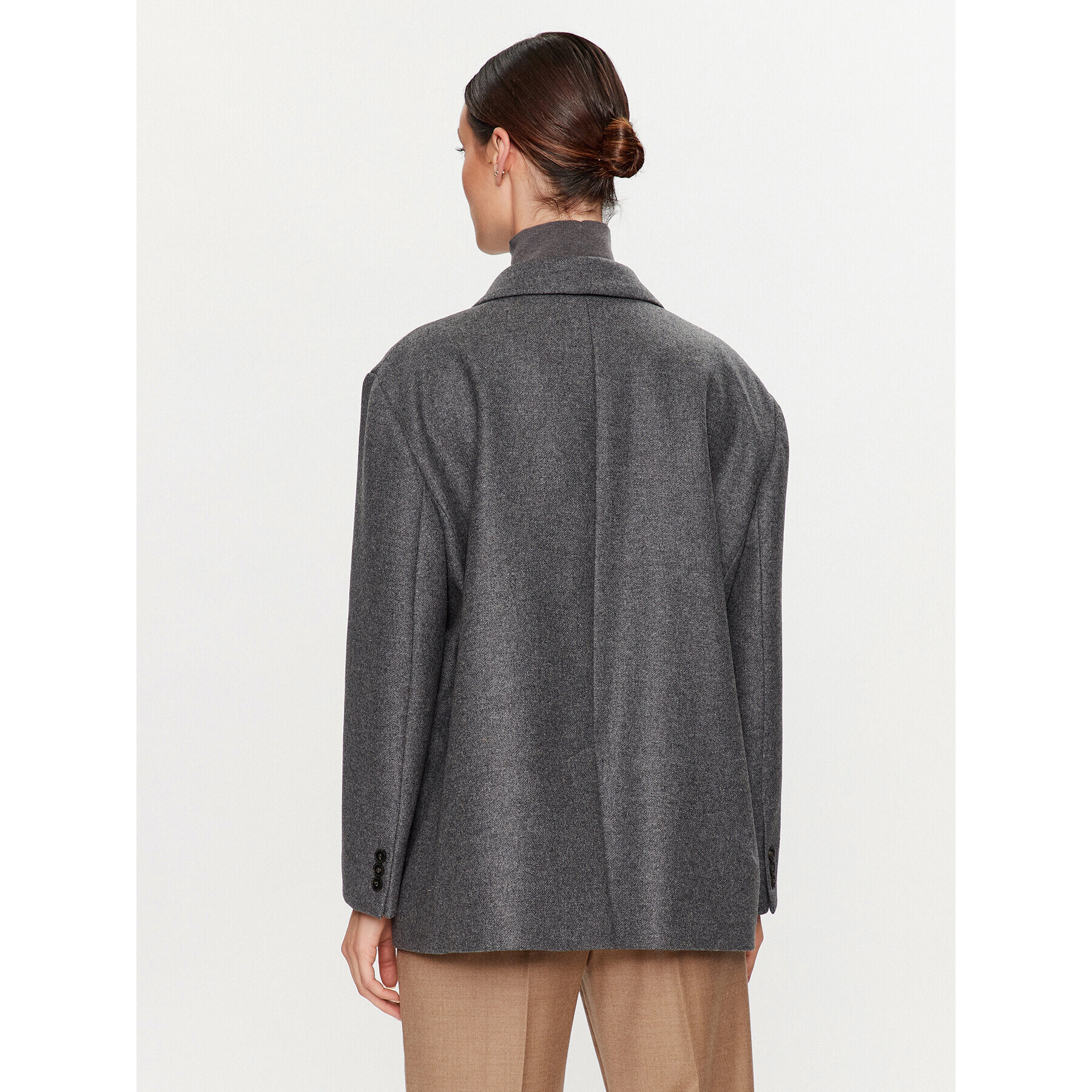Weekend Max Mara Сако Addurre 2350460233 Сив Regular Fit - Pepit.bg