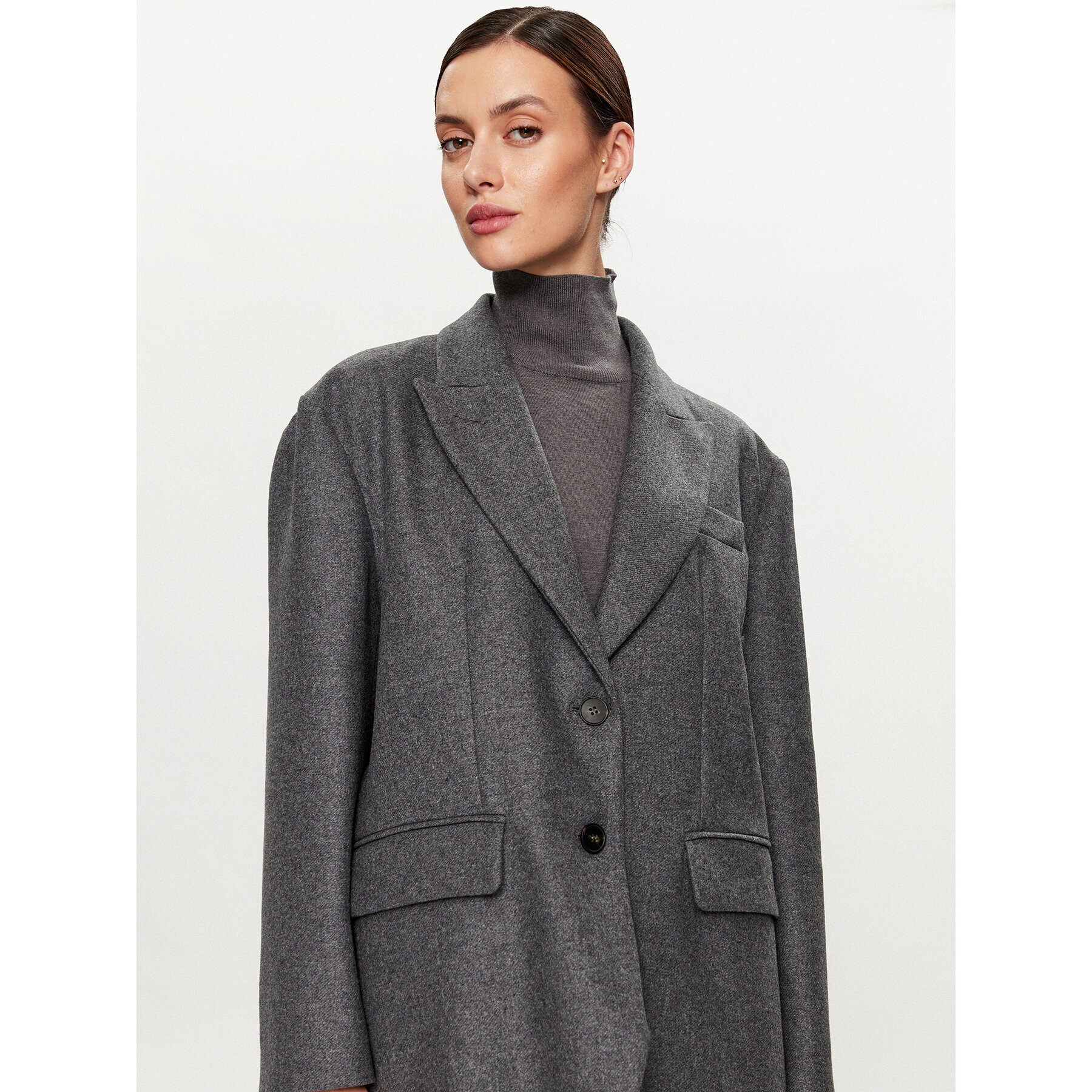 Weekend Max Mara Сако Addurre 2350460233 Сив Regular Fit - Pepit.bg