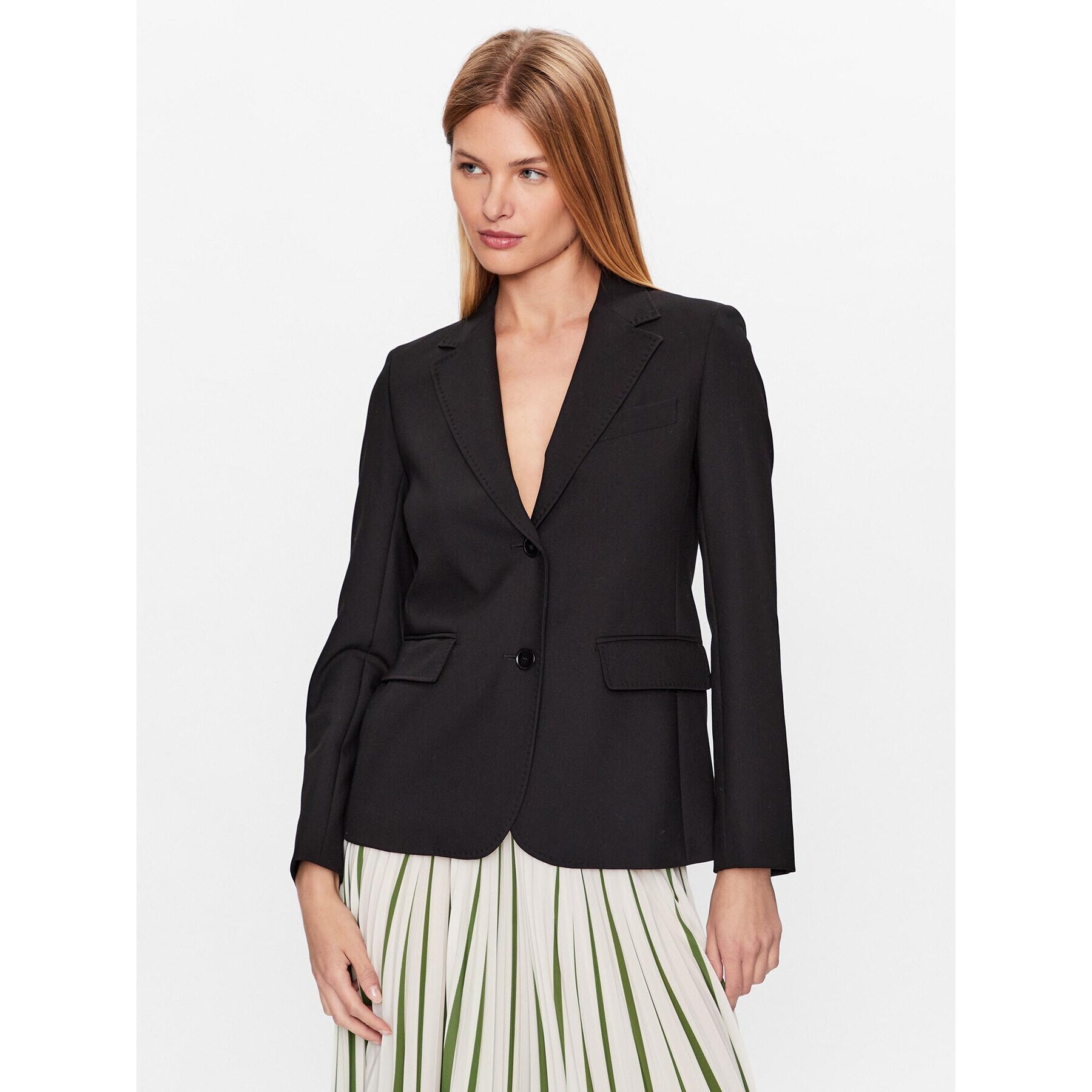 Weekend Max Mara Сако Uva 23504605 Черен Regular Fit - Pepit.bg