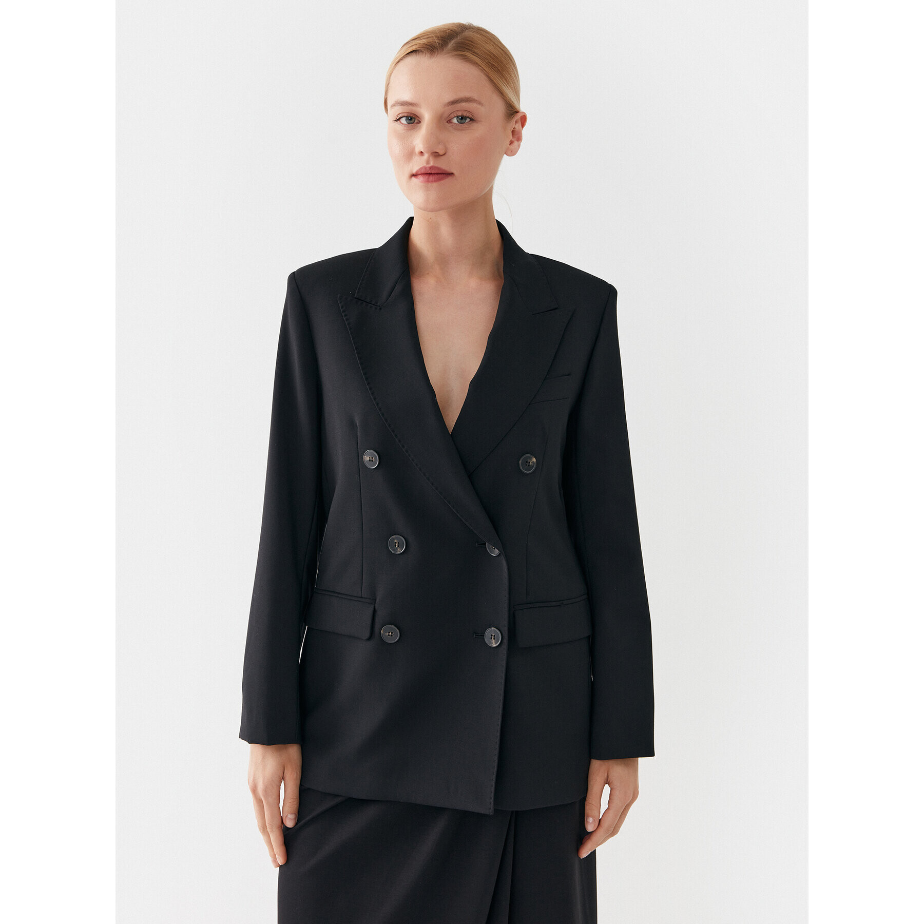 Weekend Max Mara Сако Yarden 2350461039 Черен Regular Fit - Pepit.bg