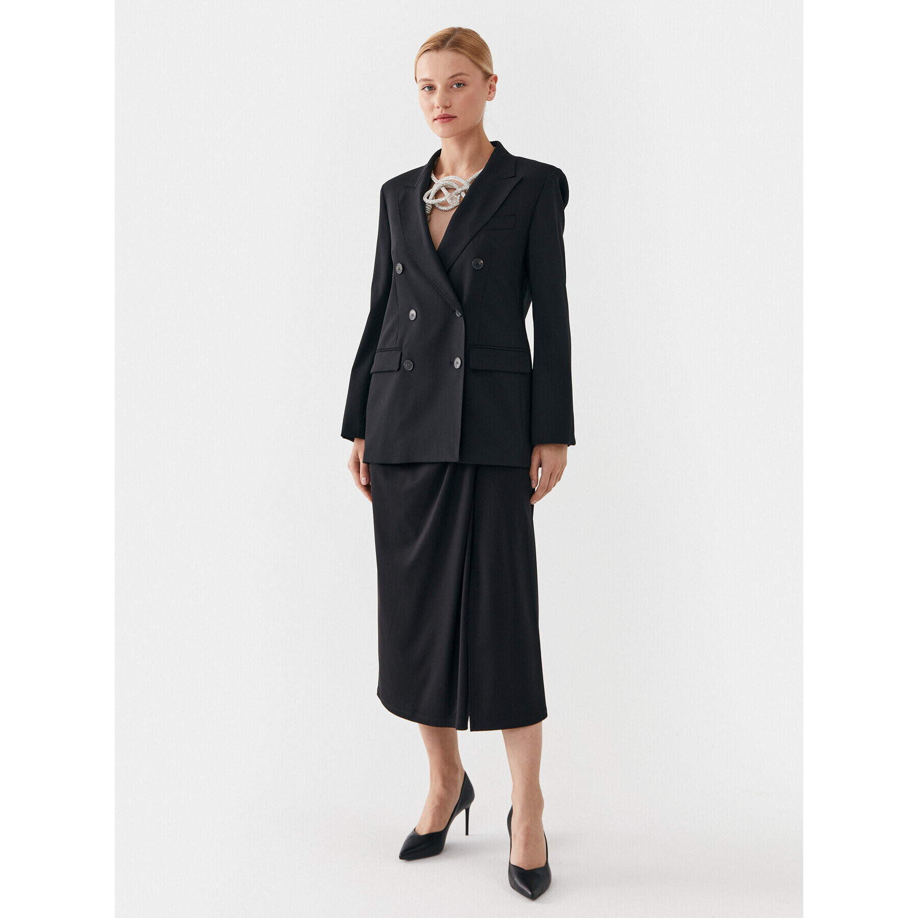Weekend Max Mara Сако Yarden 2350461039 Черен Regular Fit - Pepit.bg