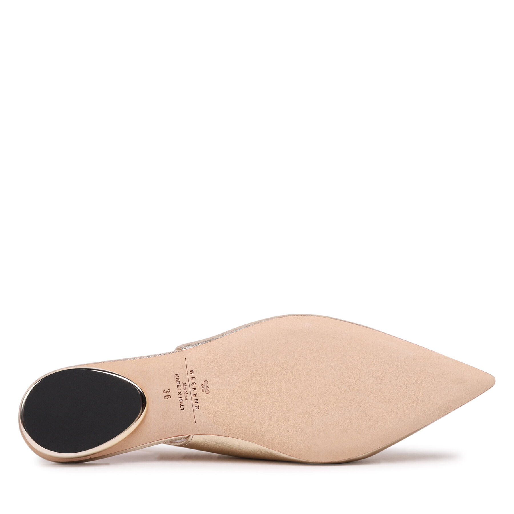 Weekend Max Mara Сандали Ecuadorpv 23552103346 Златист - Pepit.bg