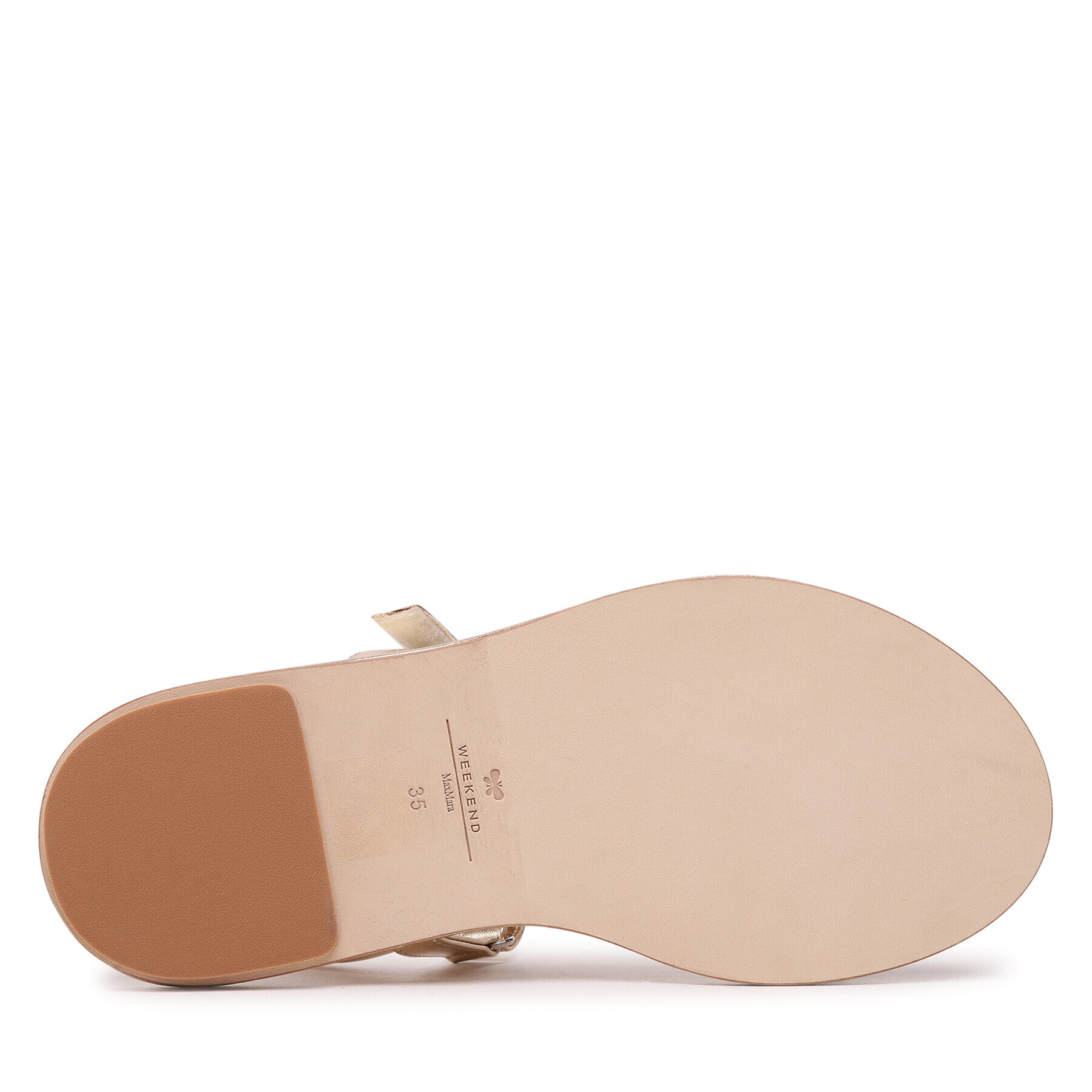 Weekend Max Mara Сандали Opunziapv 2355211734600 Златист - Pepit.bg