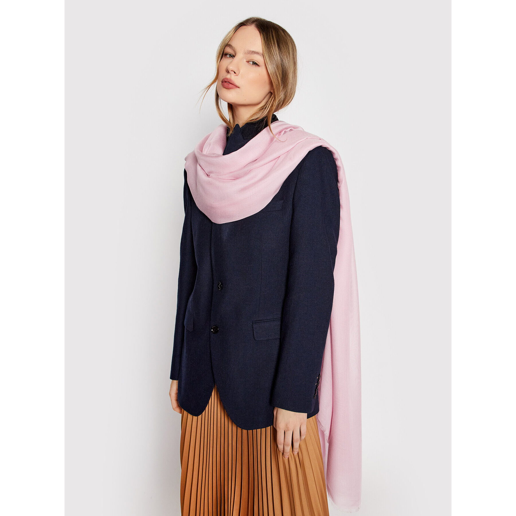 Weekend Max Mara Шал Emal 55410322600 Розов - Pepit.bg
