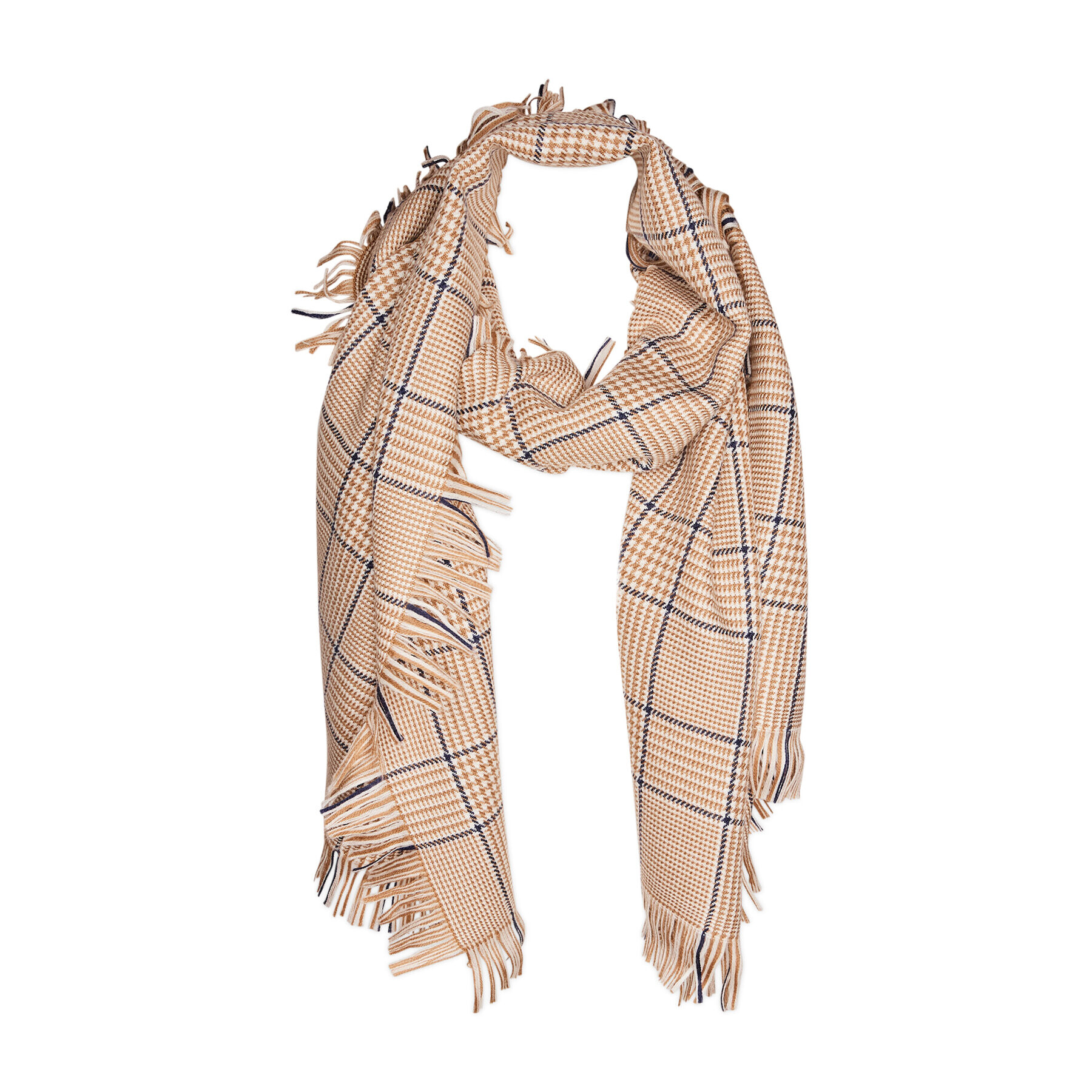 Weekend Max Mara Шал Piuma 55460622600 Бежов - Pepit.bg