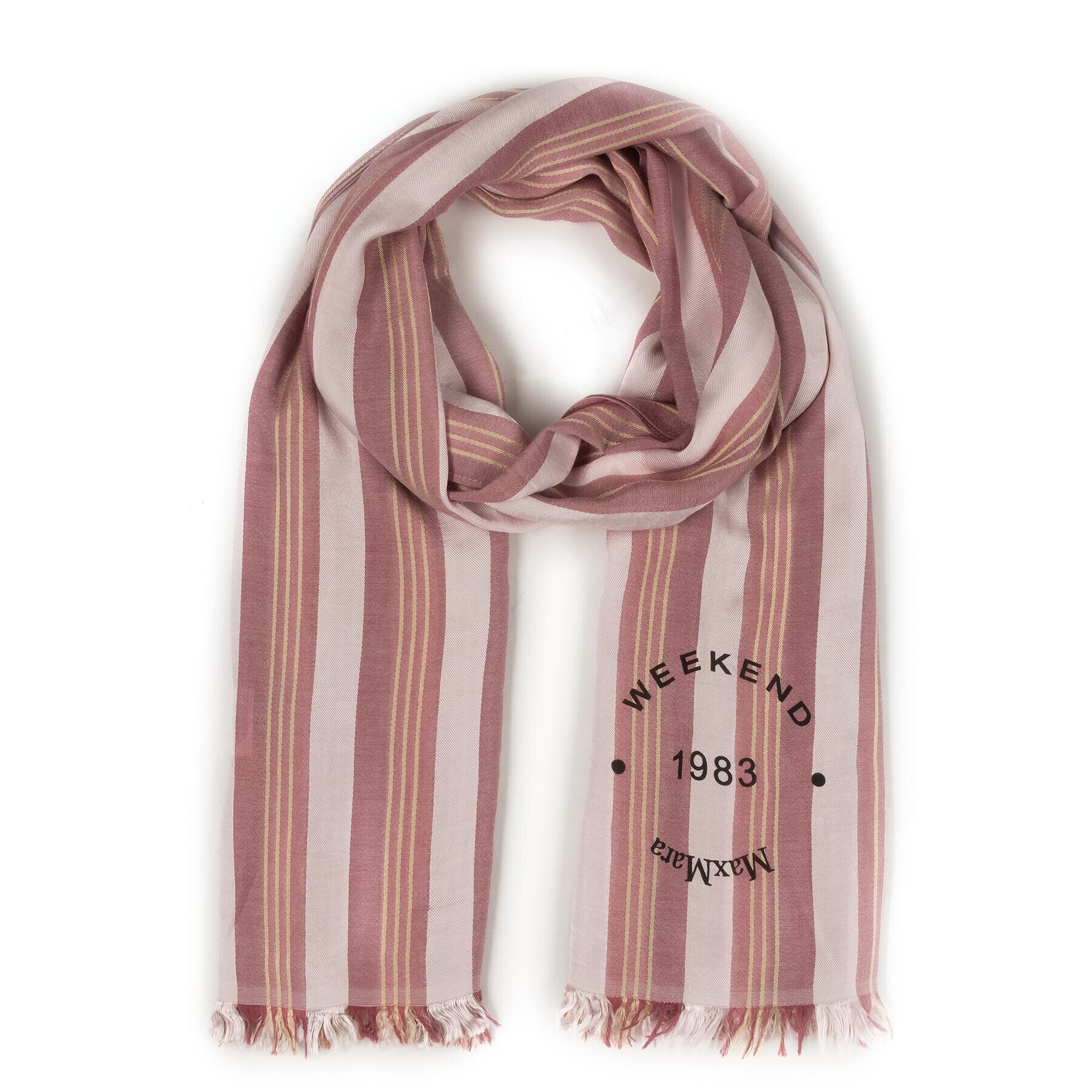 Weekend Max Mara Шал Silla 55410602 Розов - Pepit.bg