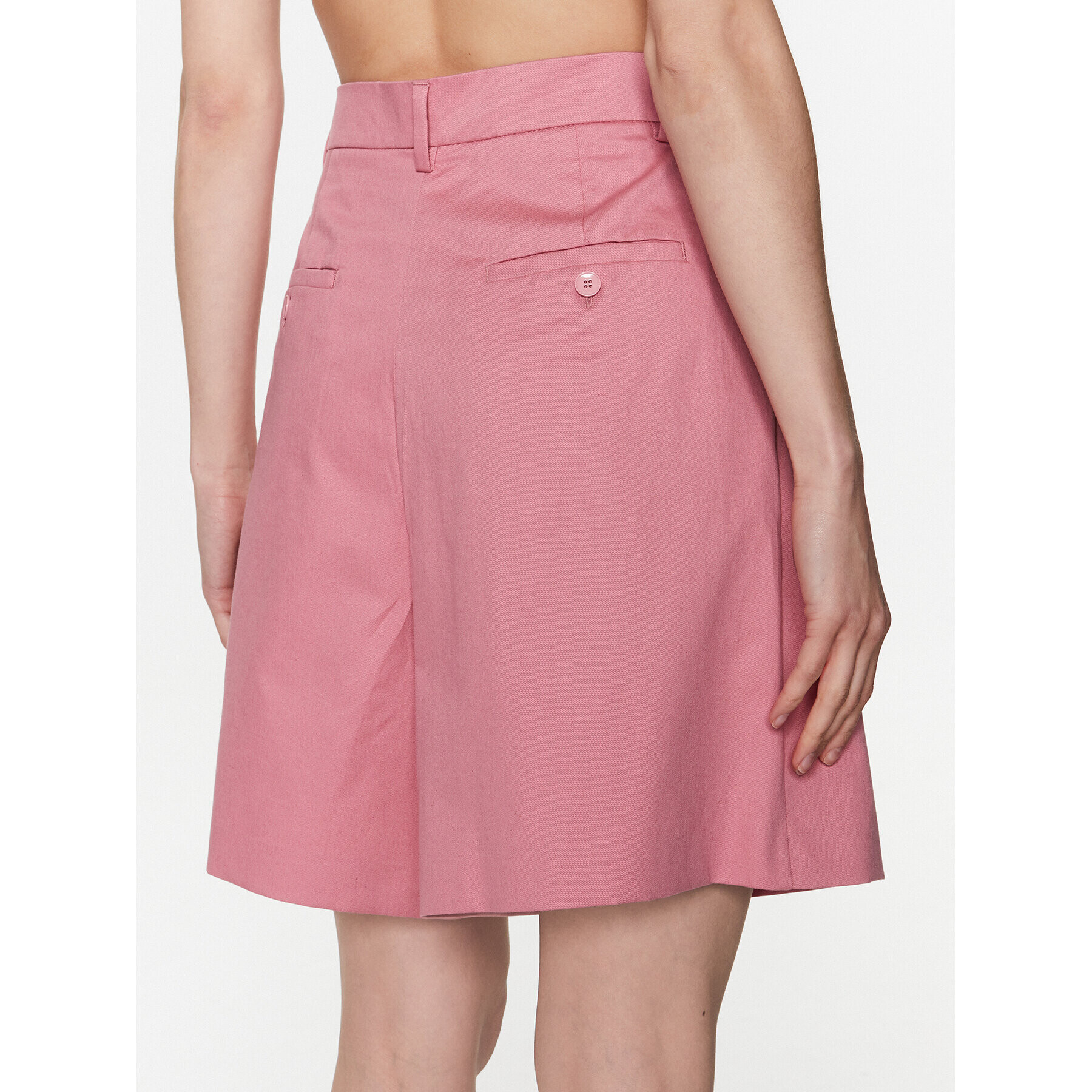Weekend Max Mara Шорти от плат Ecuba 2351410131 Розов Relaxed Fit - Pepit.bg