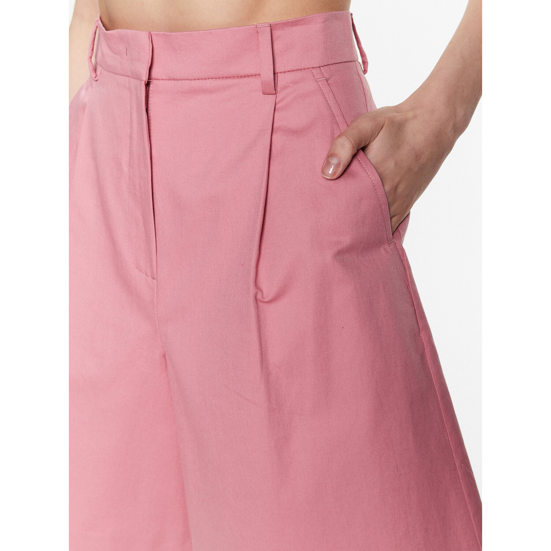 Weekend Max Mara Шорти от плат Ecuba 2351410131 Розов Relaxed Fit - Pepit.bg