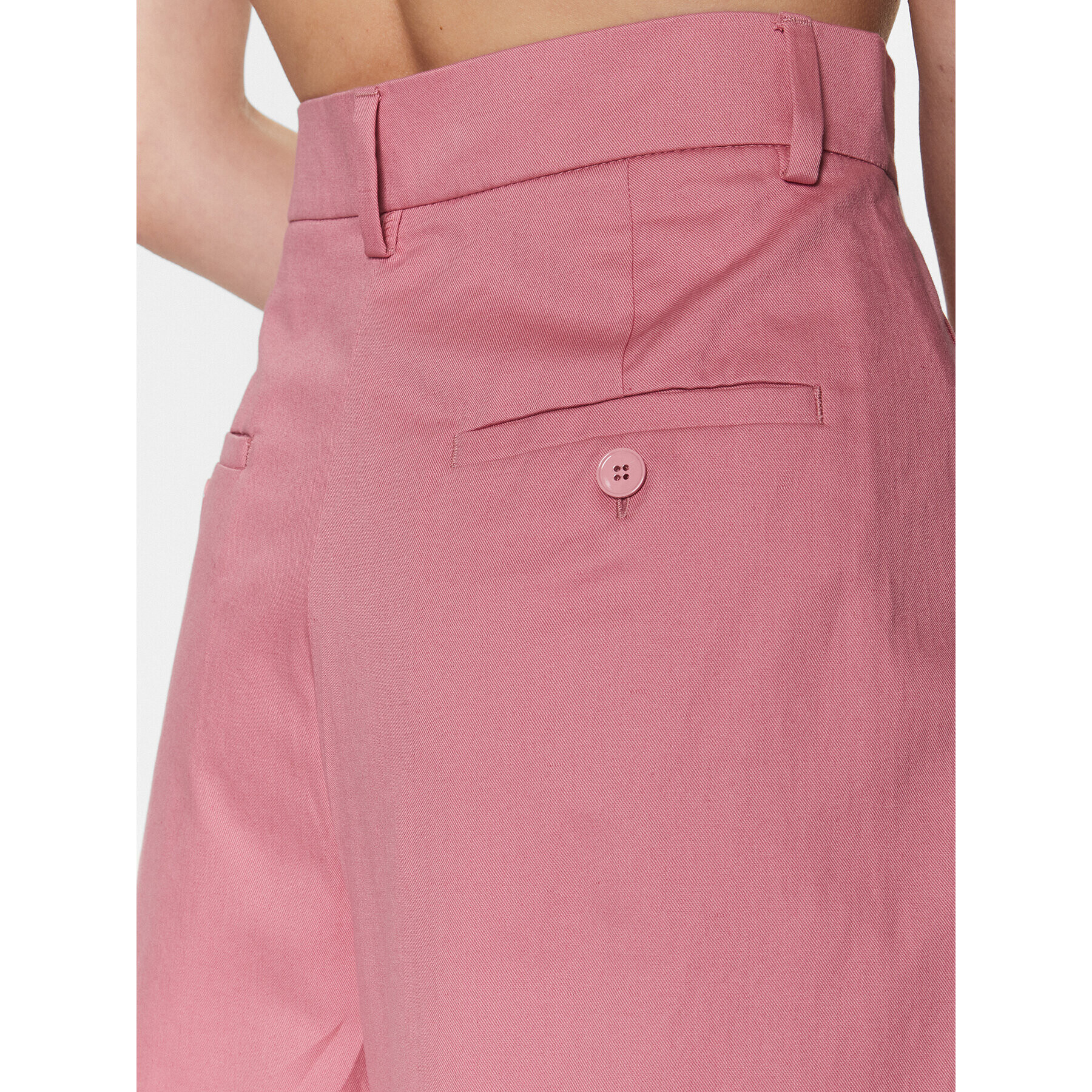 Weekend Max Mara Шорти от плат Ecuba 2351410131 Розов Relaxed Fit - Pepit.bg