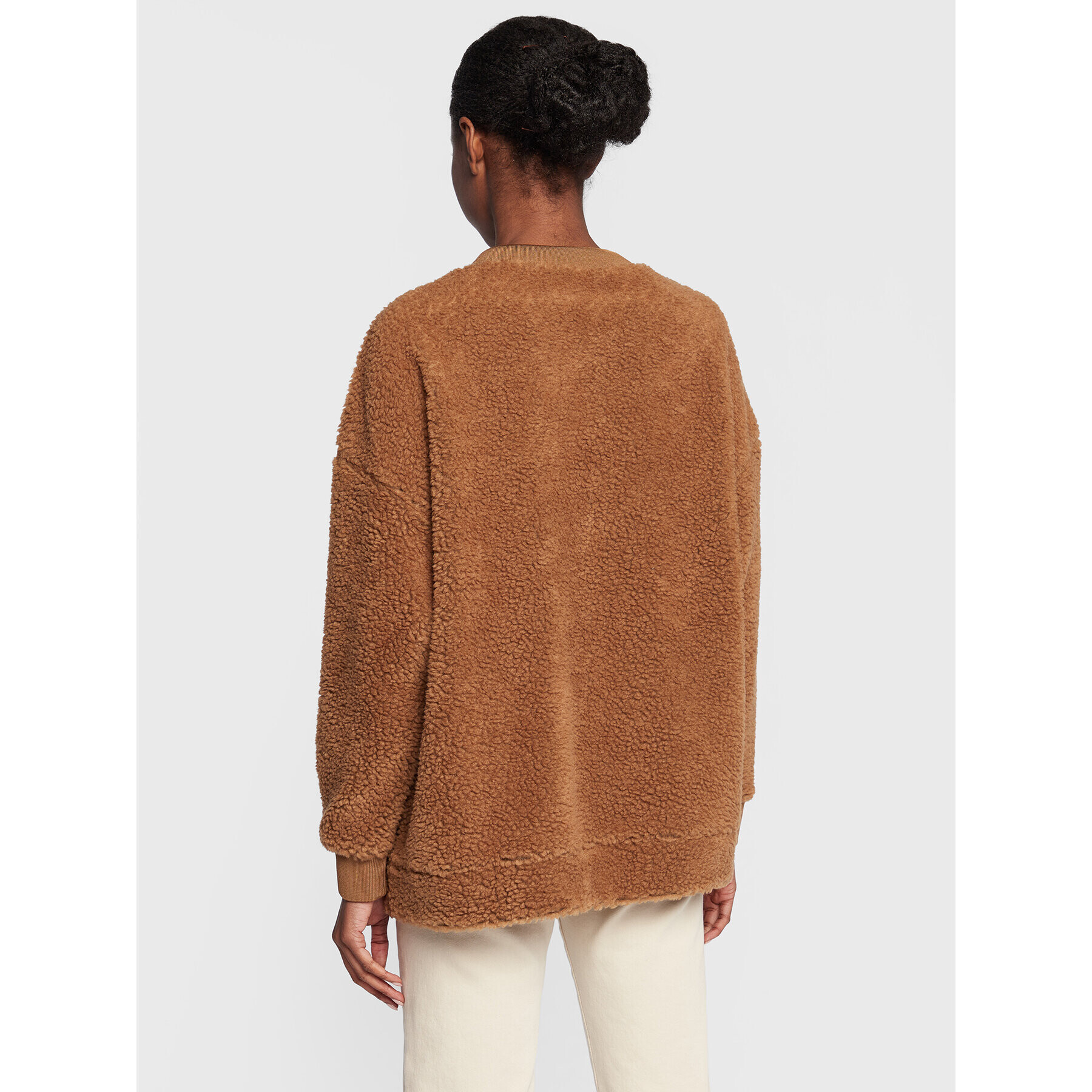 Weekend Max Mara Суитшърт Ribera 59260323 Бежов Oversize - Pepit.bg