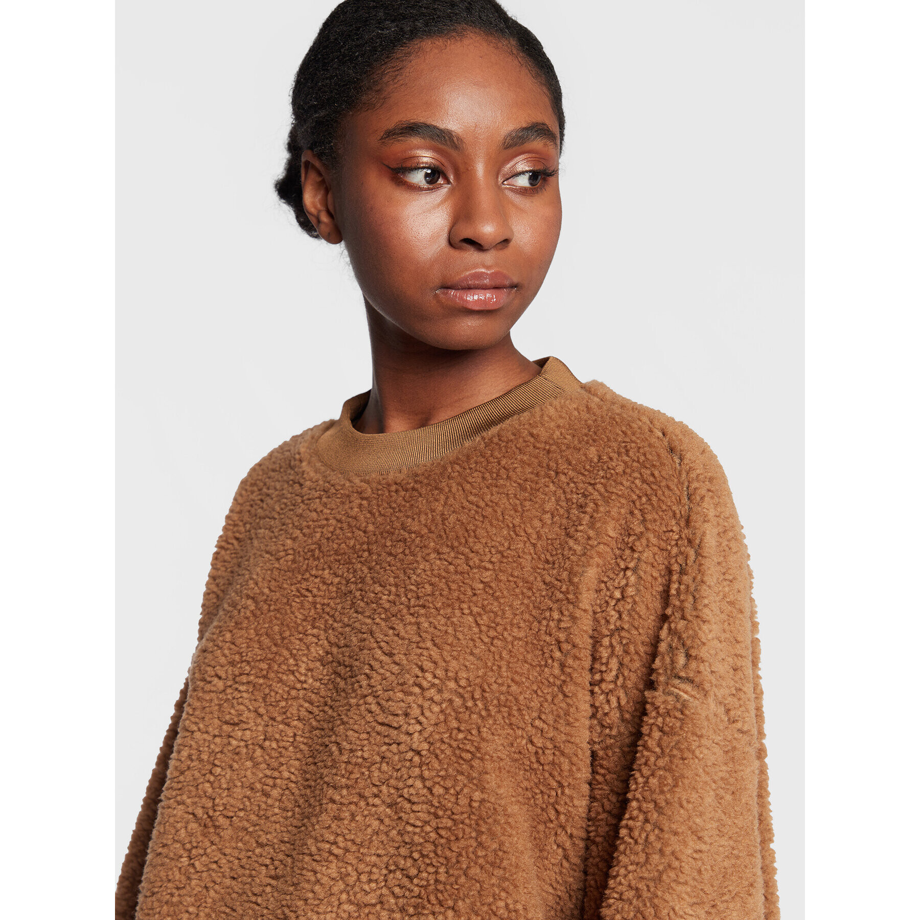 Weekend Max Mara Суитшърт Ribera 59260323 Бежов Oversize - Pepit.bg