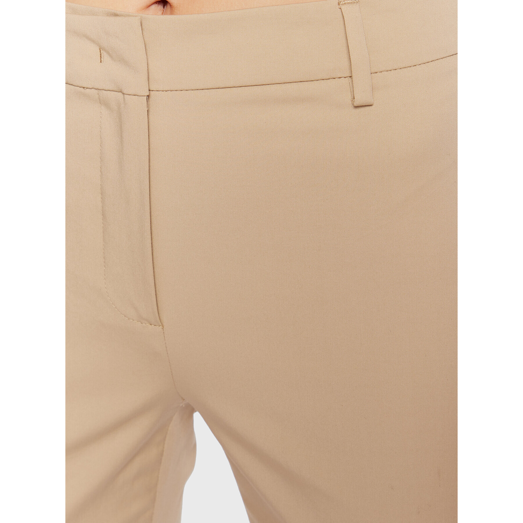 Weekend Max Mara Текстилни панталони Cecco 23513106 Бежов Slim Fit - Pepit.bg