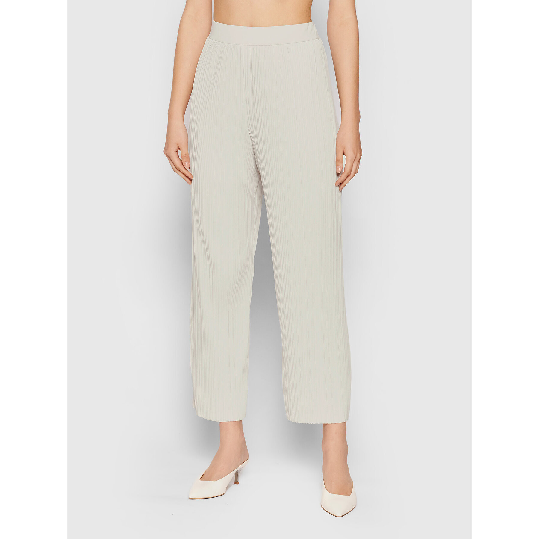 Weekend Max Mara Текстилни панталони Siberia 37860116 Бежов Regular Fit - Pepit.bg