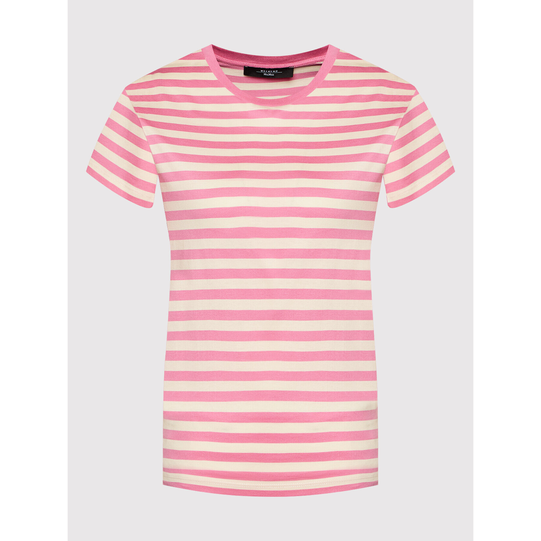 Weekend Max Mara Тишърт Adepto 59710327 Розов Regular Fit - Pepit.bg