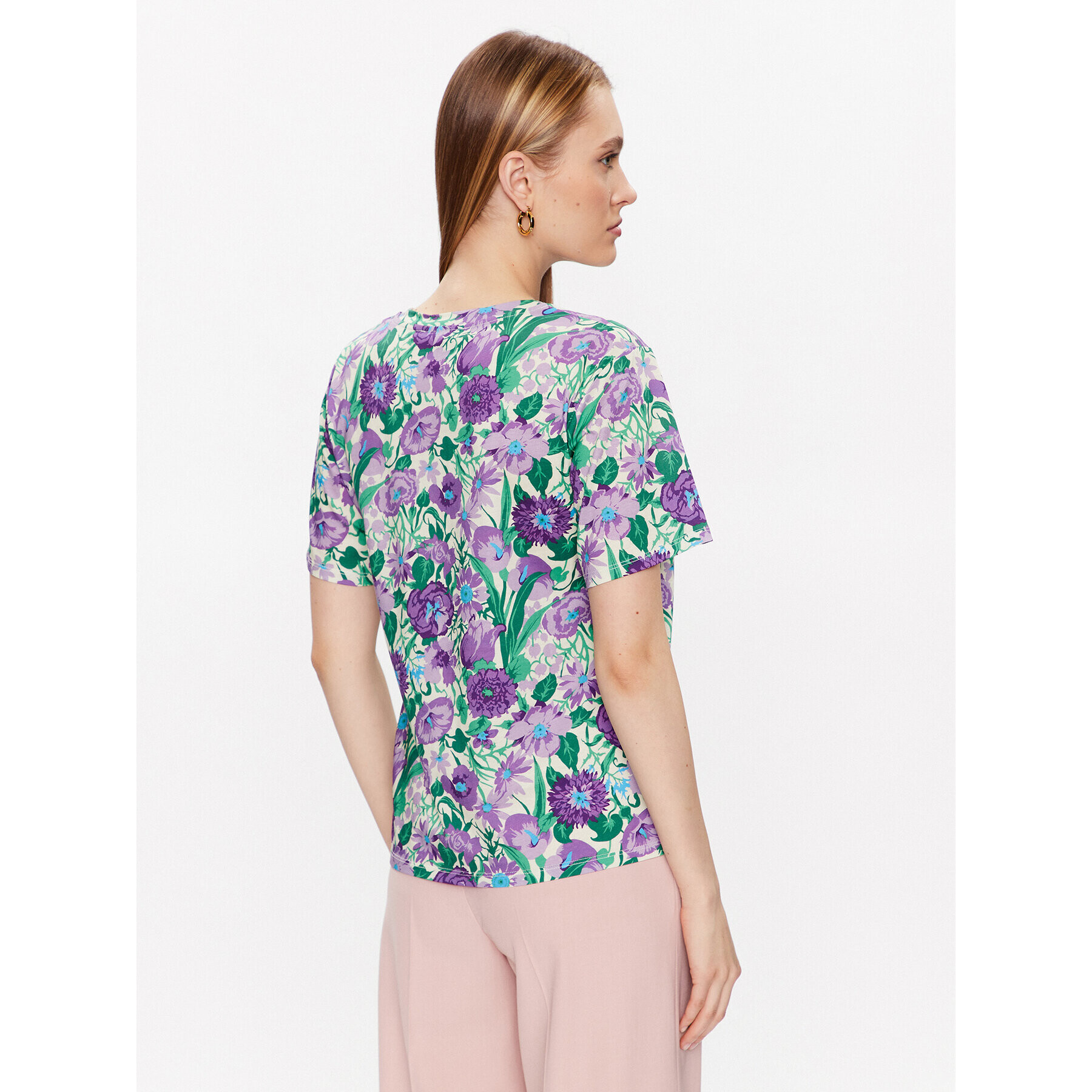 Weekend Max Mara Тишърт Dula 2359710231 Виолетов Regular Fit - Pepit.bg