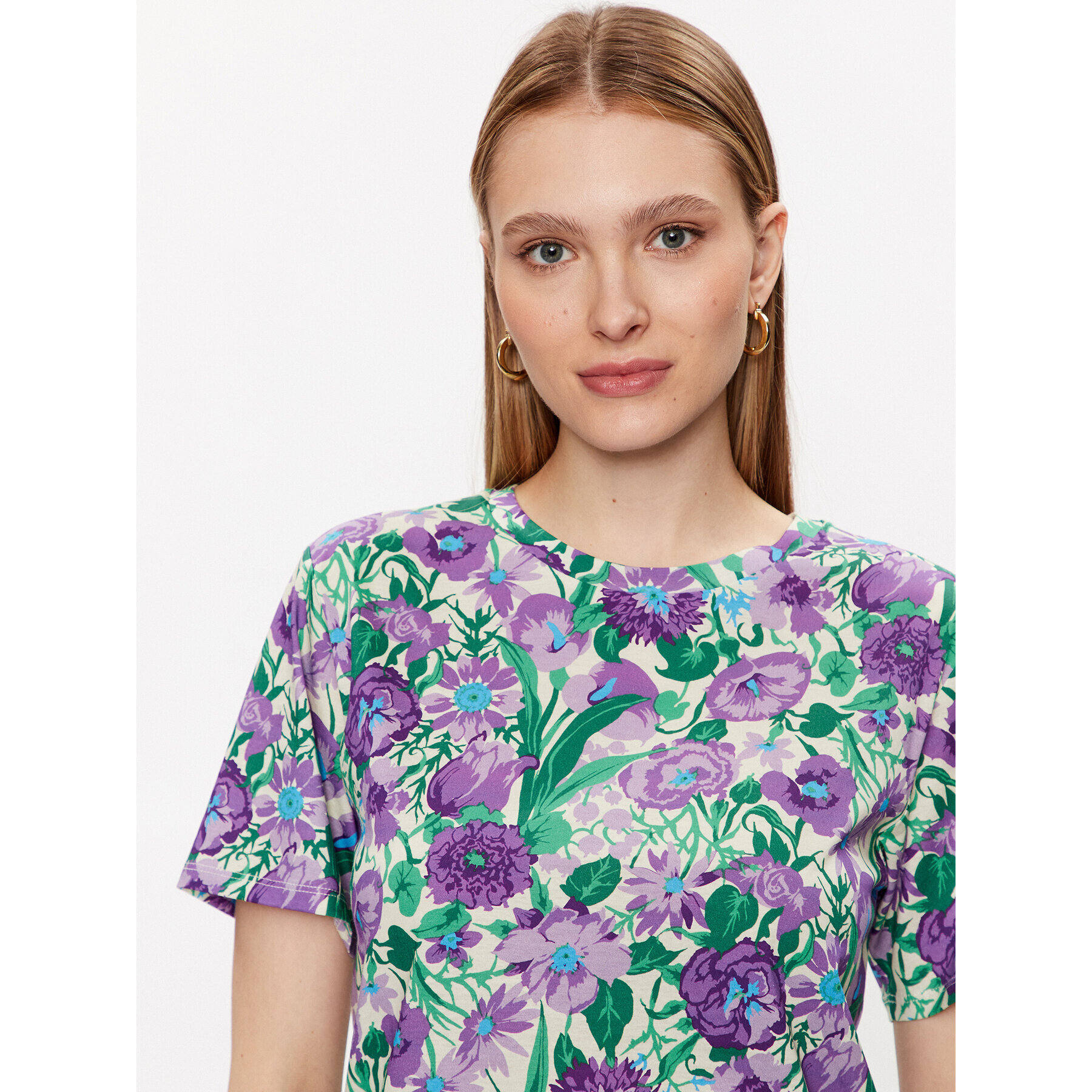 Weekend Max Mara Тишърт Dula 2359710231 Виолетов Regular Fit - Pepit.bg