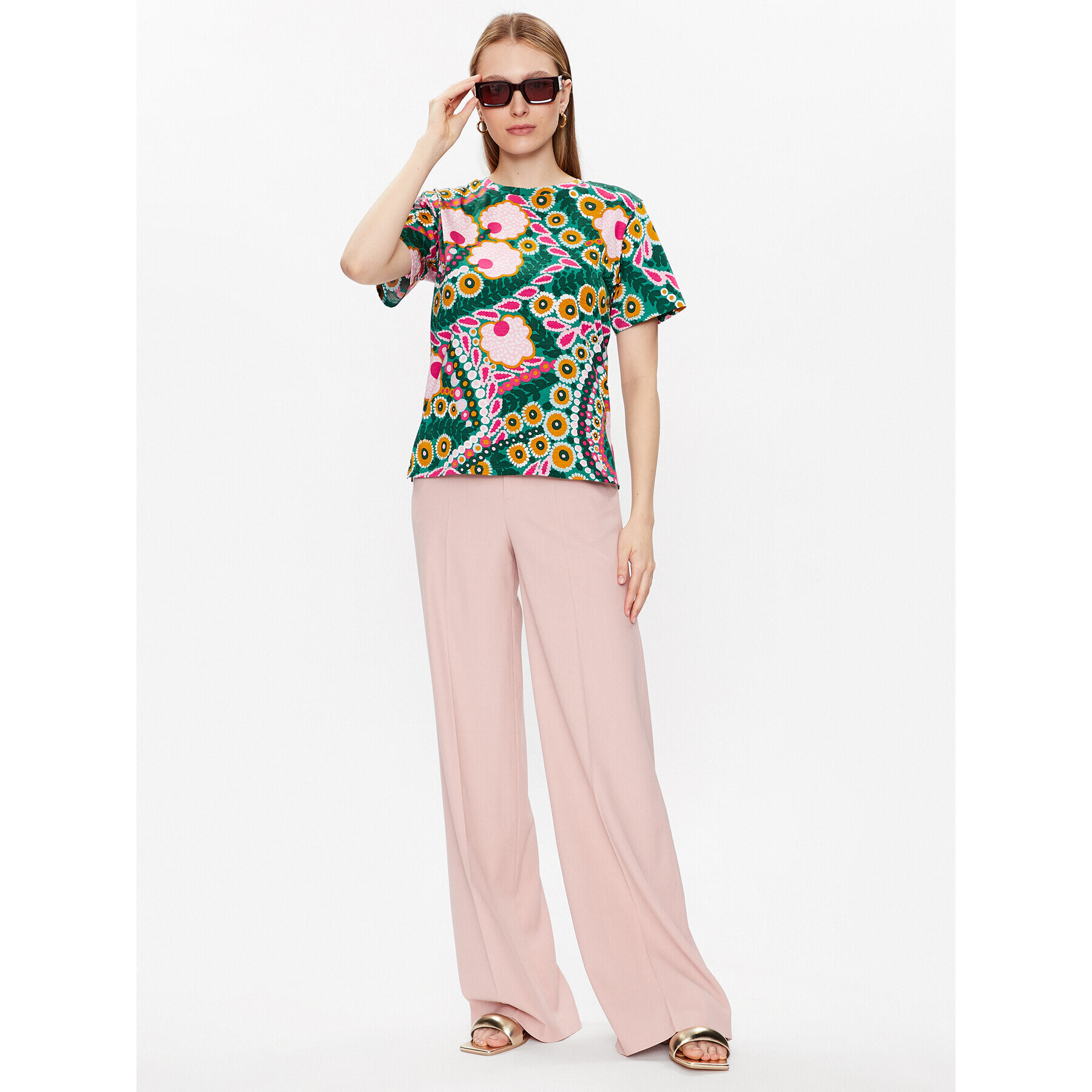Weekend Max Mara Тишърт Dula 2359710231 Зелен Regular Fit - Pepit.bg