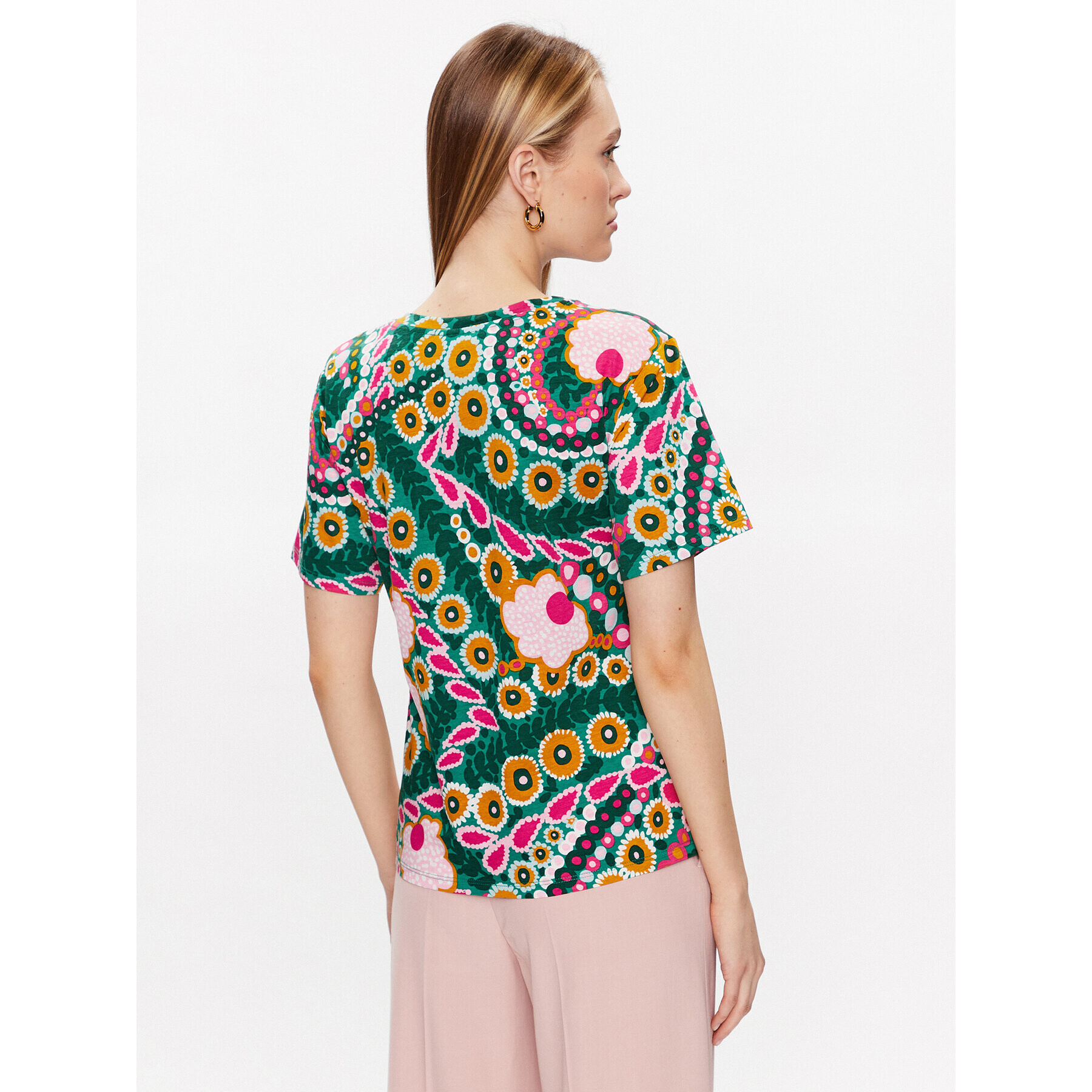 Weekend Max Mara Тишърт Dula 2359710231 Зелен Regular Fit - Pepit.bg