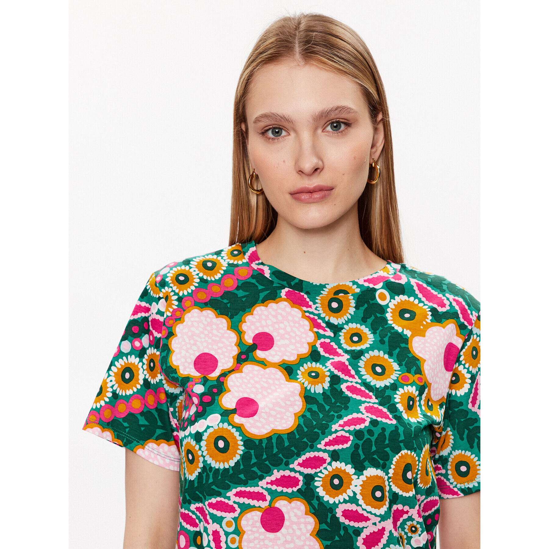 Weekend Max Mara Тишърт Dula 2359710231 Зелен Regular Fit - Pepit.bg