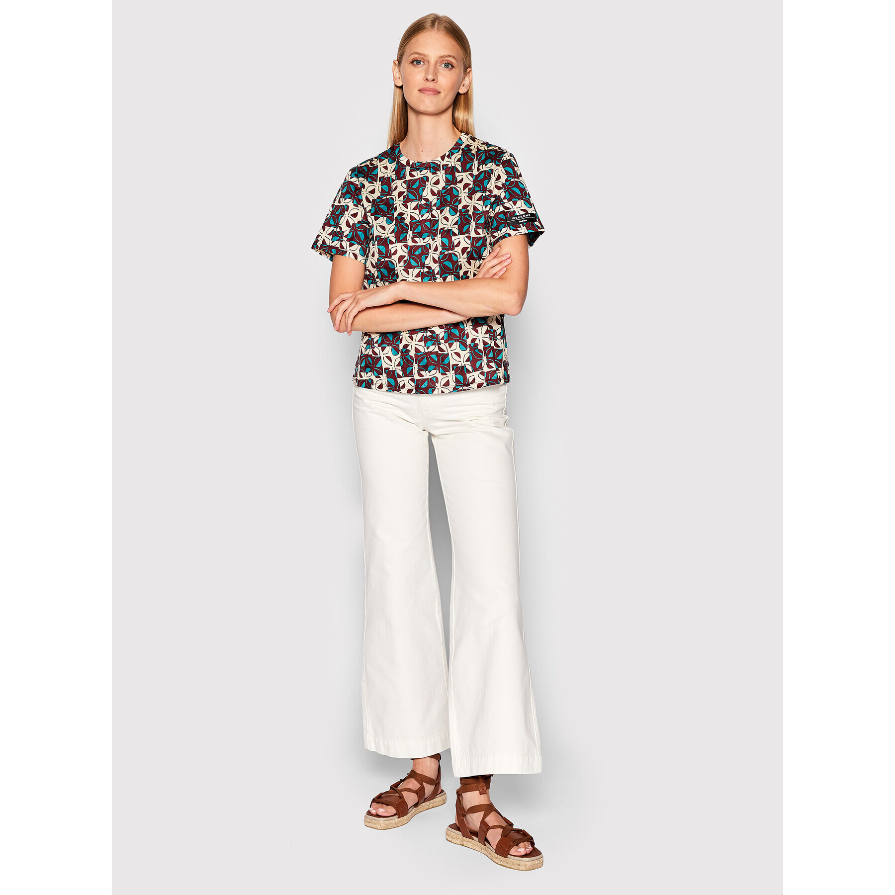 Weekend Max Mara Тишърт Jerzu 59760229 Цветен Regular Fit - Pepit.bg