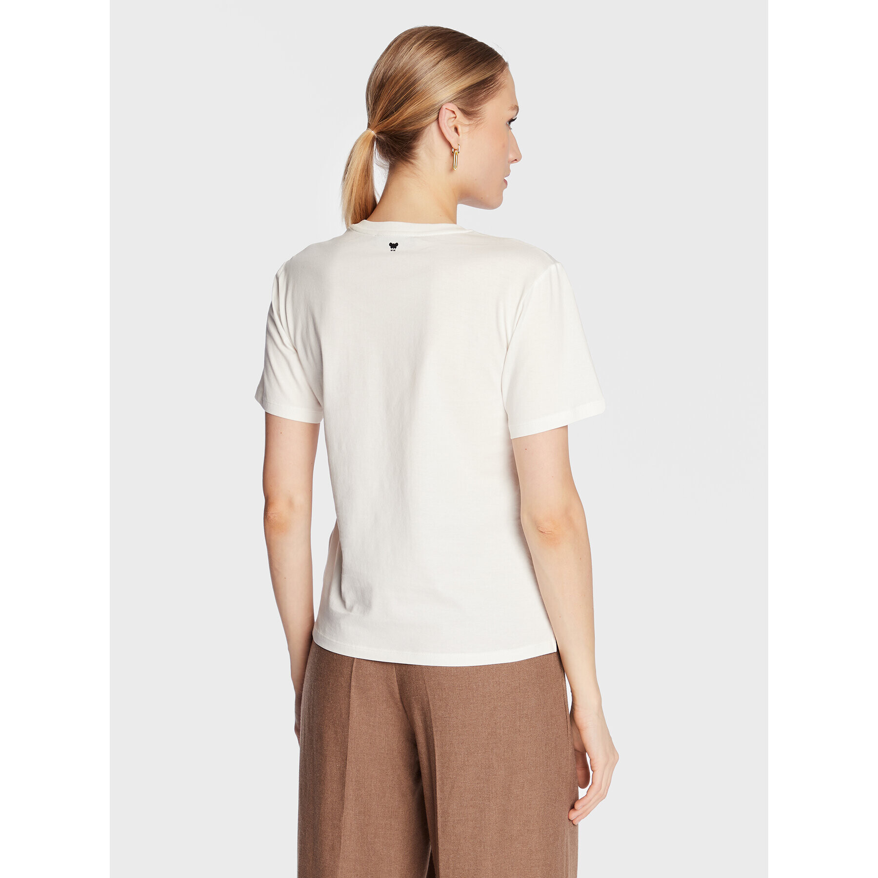 Weekend Max Mara Тишърт Luis 23597105 Бял Regular Fit - Pepit.bg