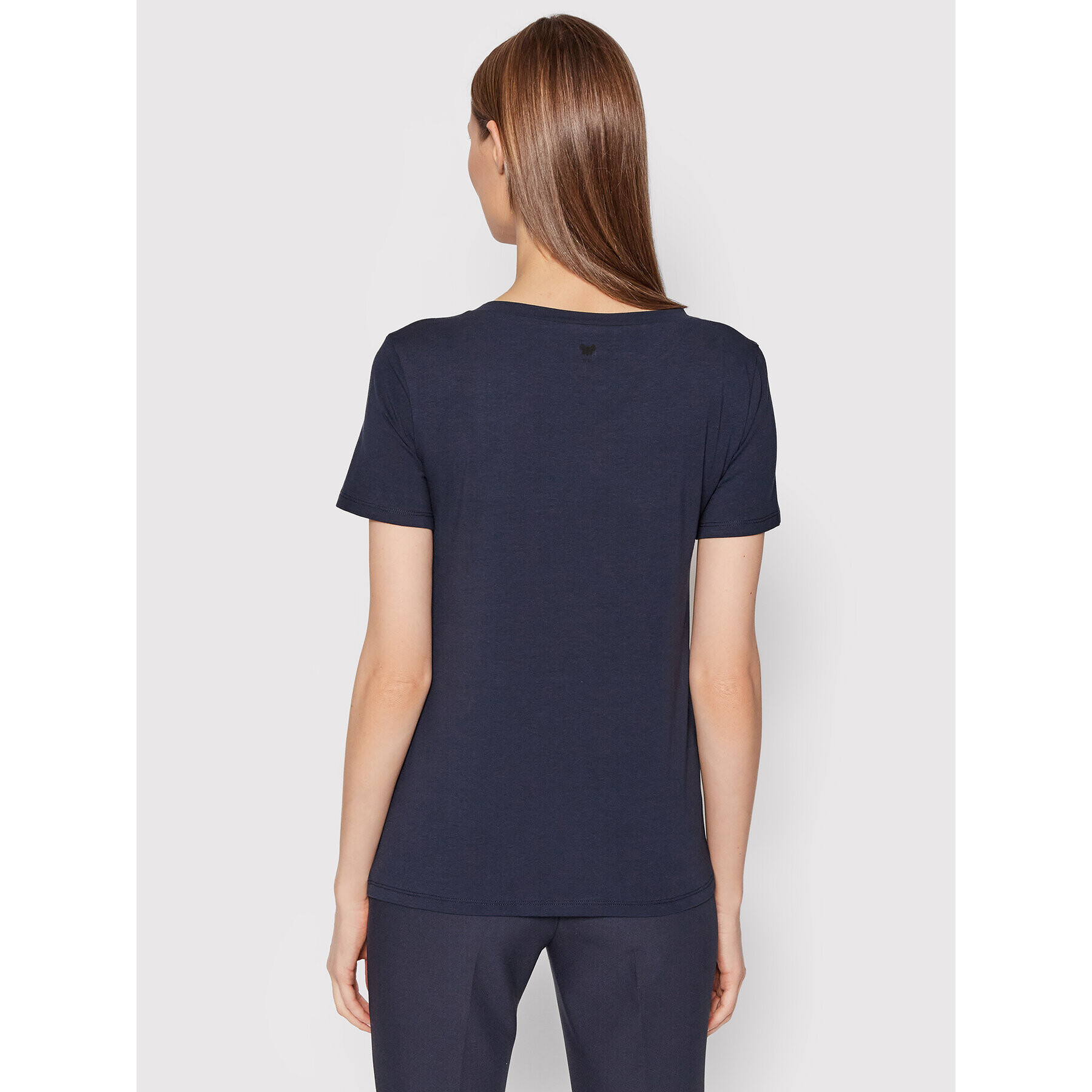 Weekend Max Mara Тишърт Multib 59710227 Тъмносин Regular Fit - Pepit.bg