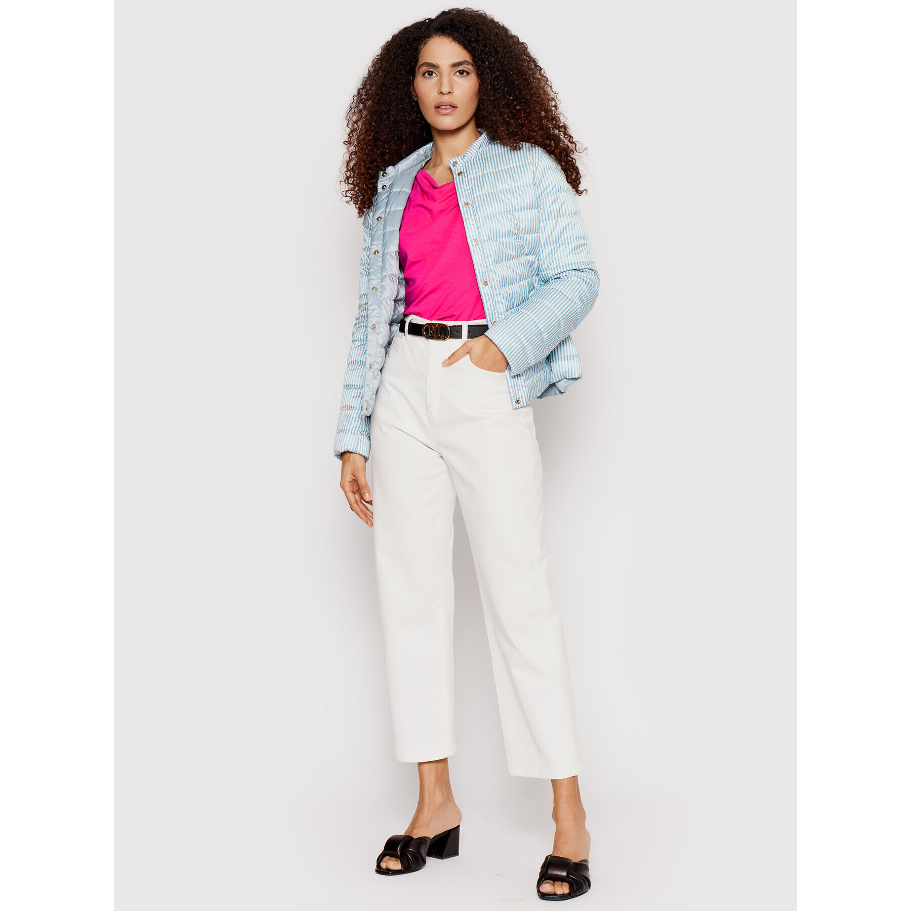 Weekend Max Mara Тишърт Multid 59410621600 Розов Regular Fit - Pepit.bg