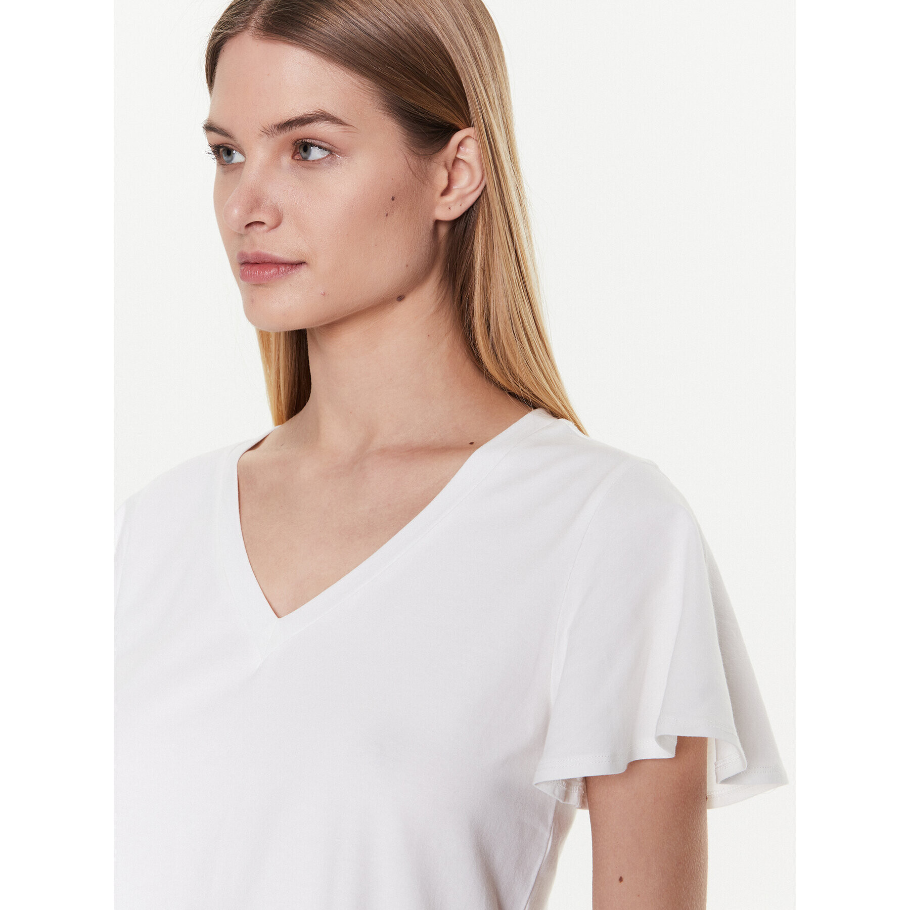 Weekend Max Mara Тишърт Multie 23594107 Бял Relaxed Fit - Pepit.bg