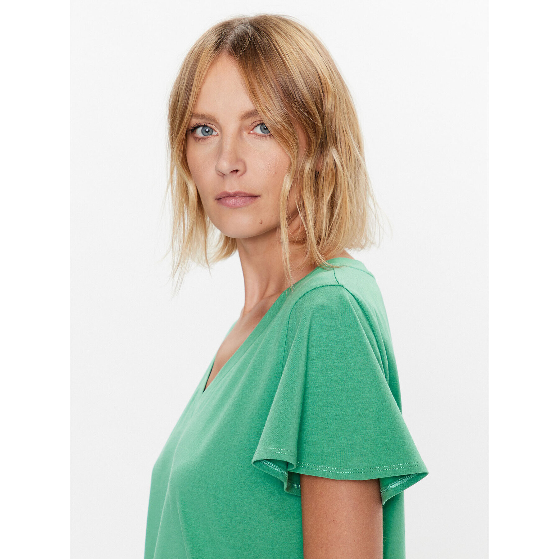 Weekend Max Mara Тишърт Multie 2359410731 Зелен Regular Fit - Pepit.bg