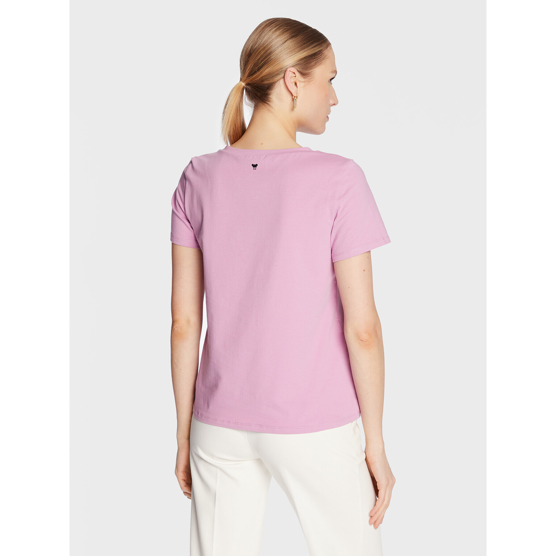 Weekend Max Mara Тишърт Multif 23597103 Розов Regular Fit - Pepit.bg