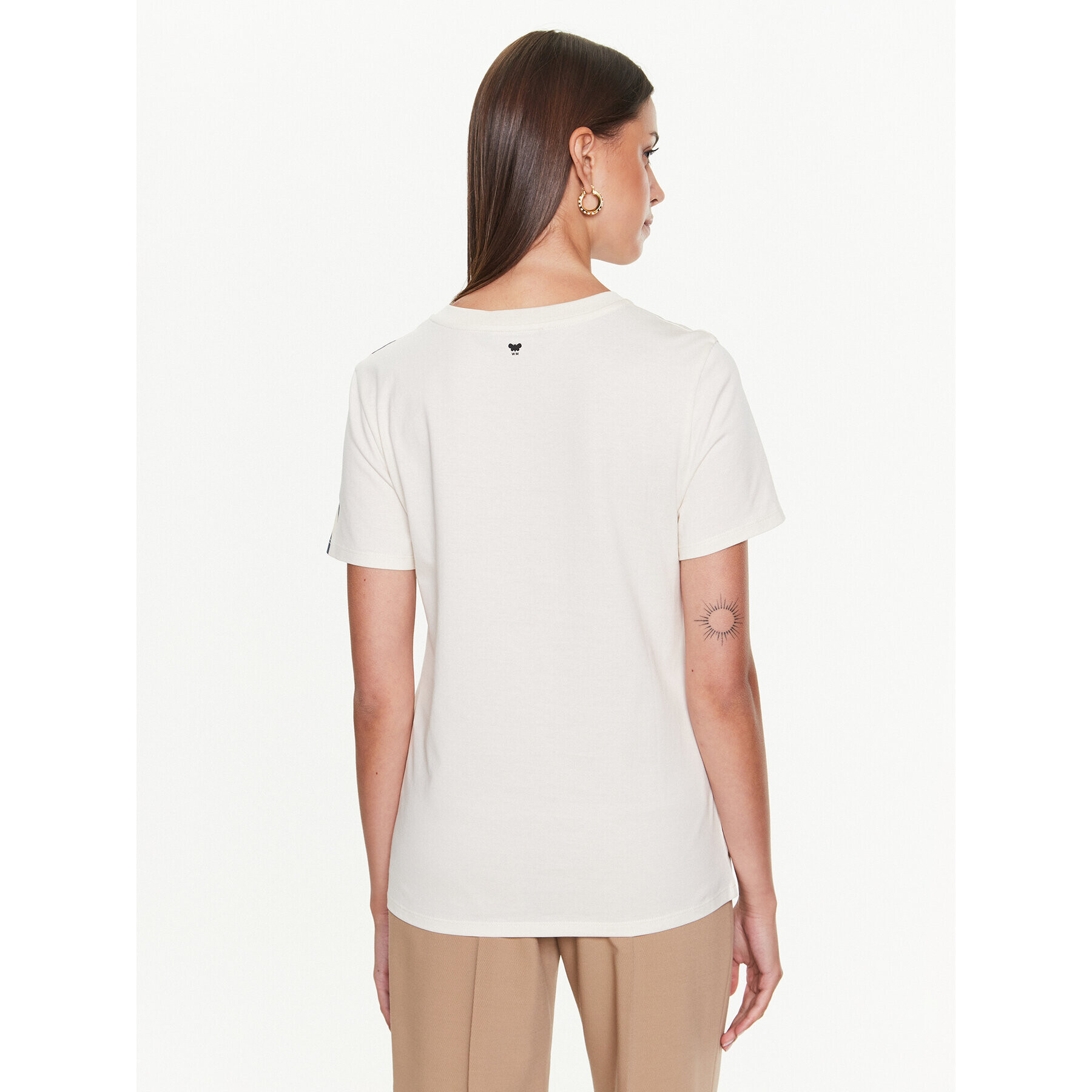 Weekend Max Mara Тишърт Murano 2359710631600 Екрю Regular Fit - Pepit.bg
