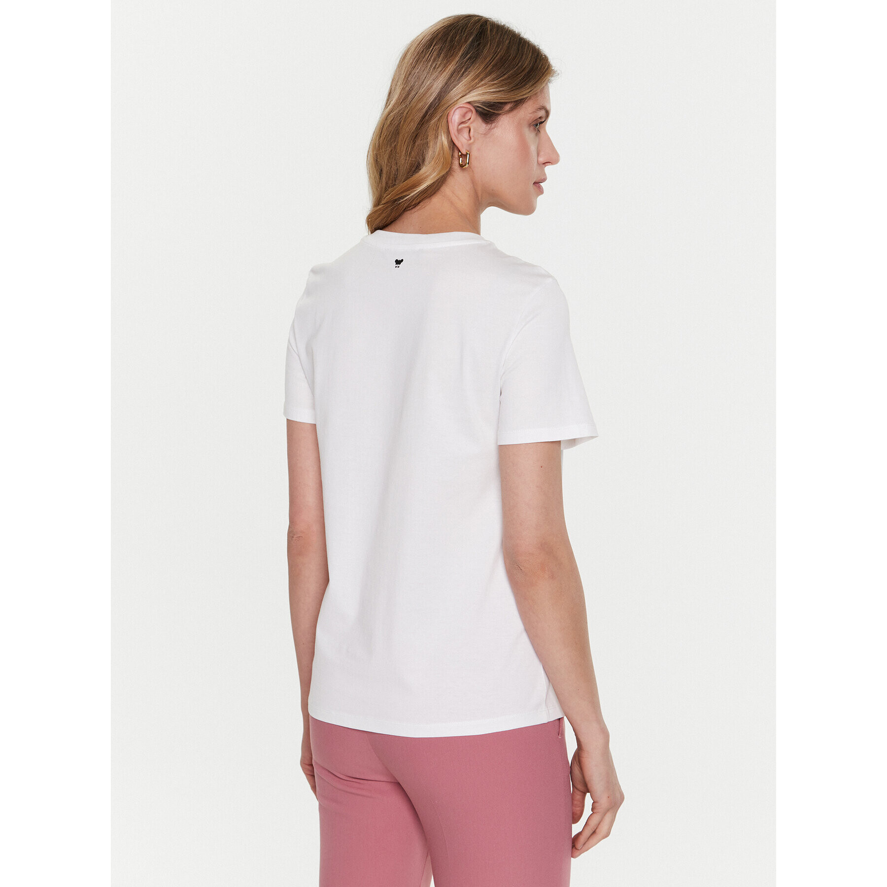 Weekend Max Mara Тишърт Polka 23597102 Бял Regular Fit - Pepit.bg