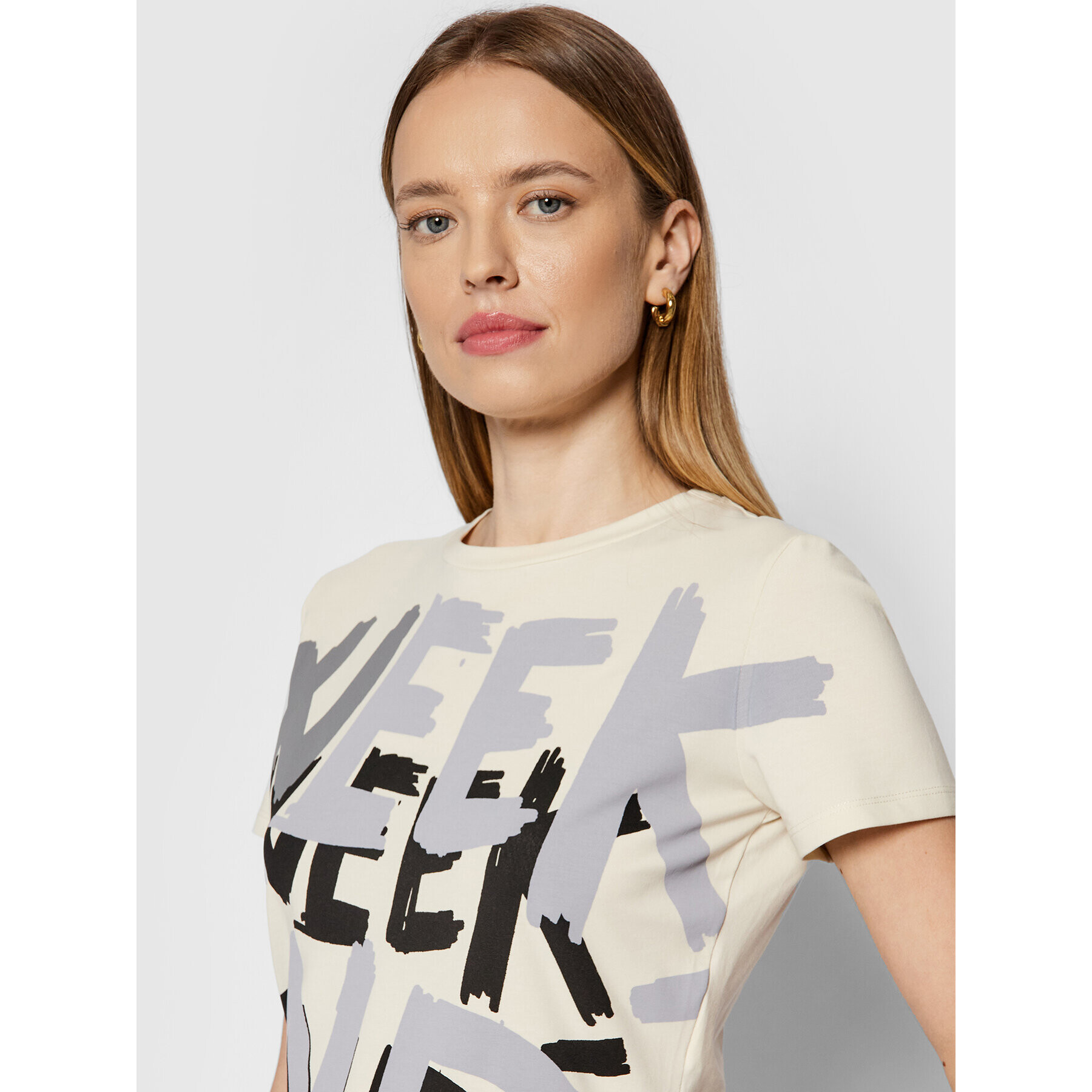 Weekend Max Mara Тишърт Rana 5976041 Бежов Regular Fit - Pepit.bg
