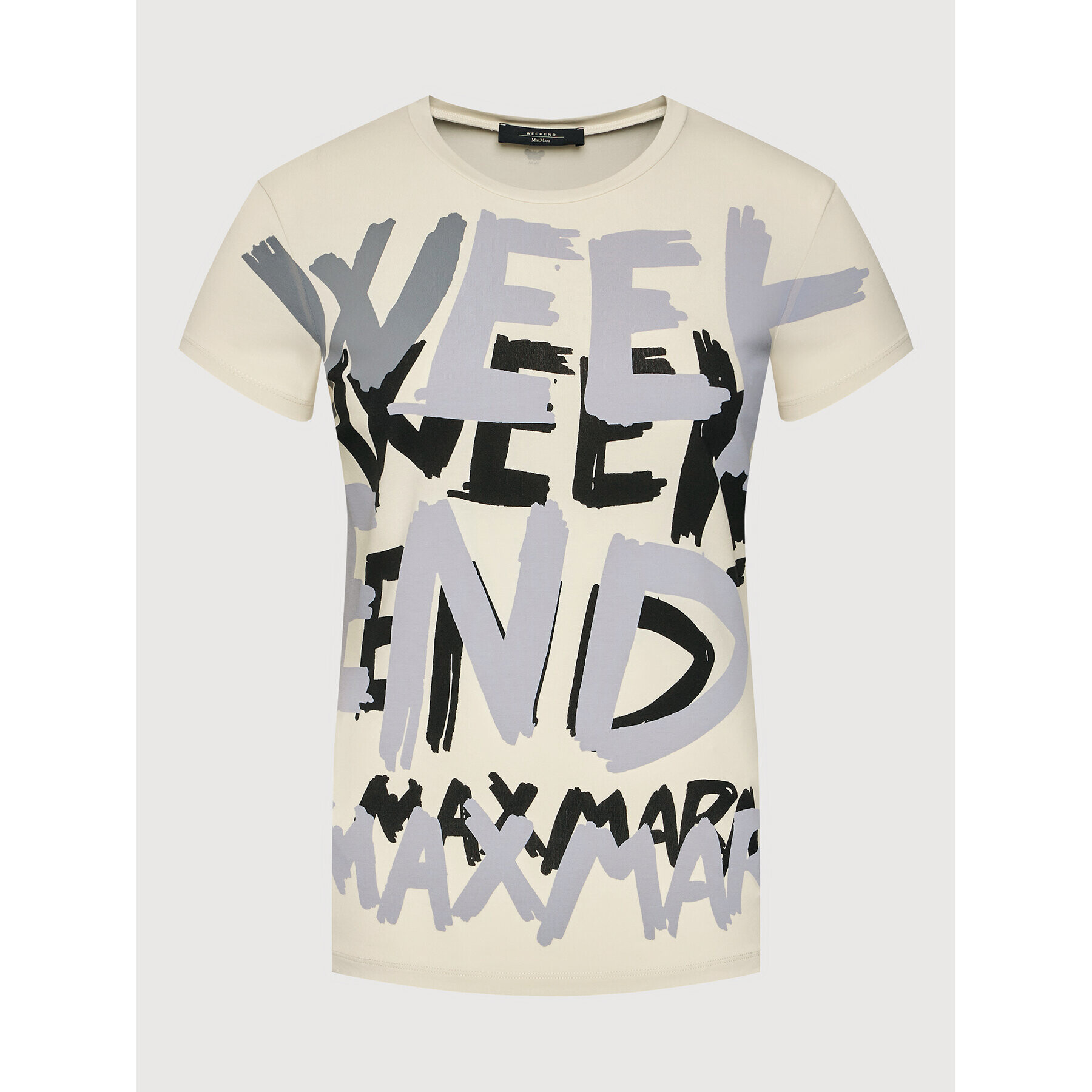Weekend Max Mara Тишърт Rana 5976041 Бежов Regular Fit - Pepit.bg