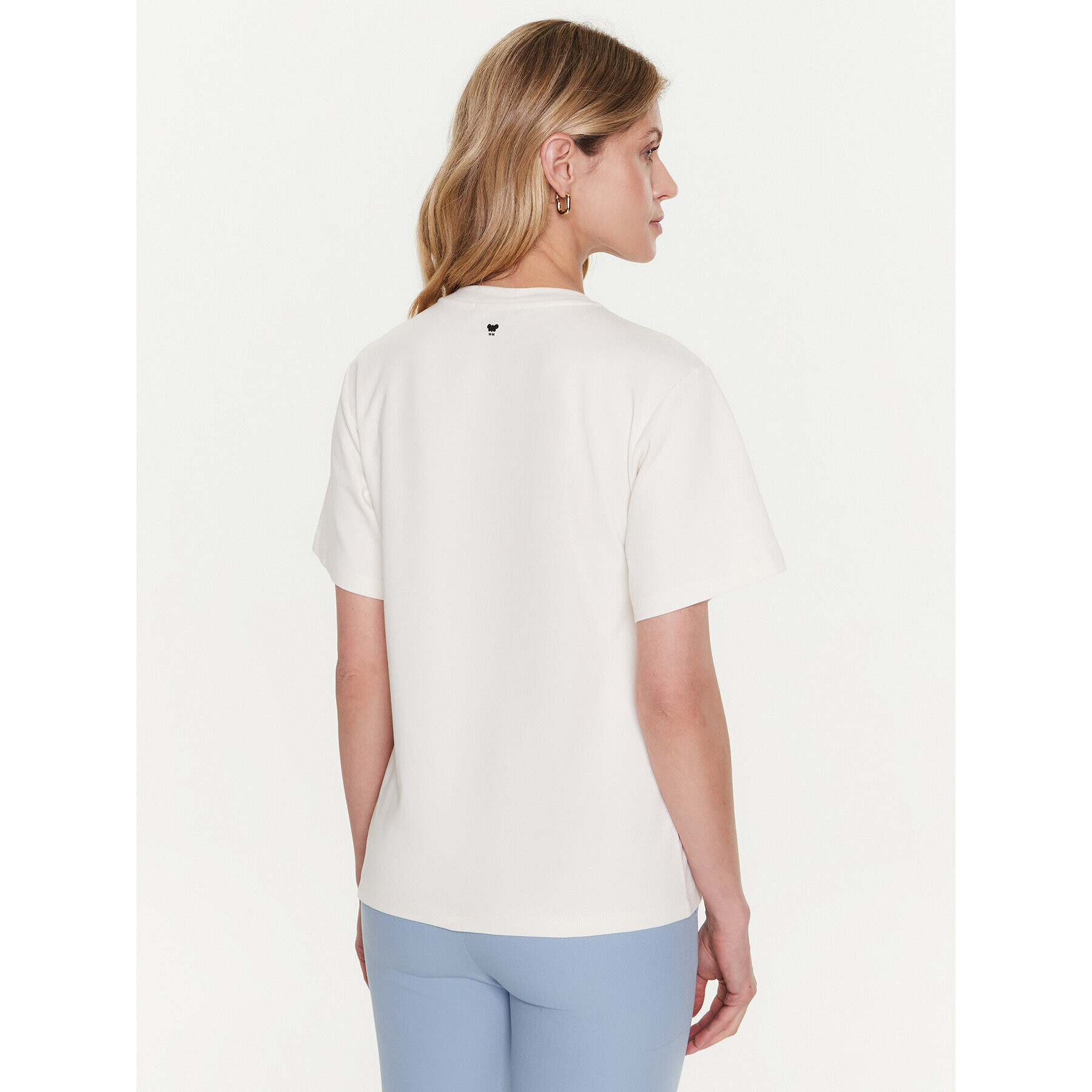 Weekend Max Mara Тишърт Scenae 23597103 Екрю Relaxed Fit - Pepit.bg