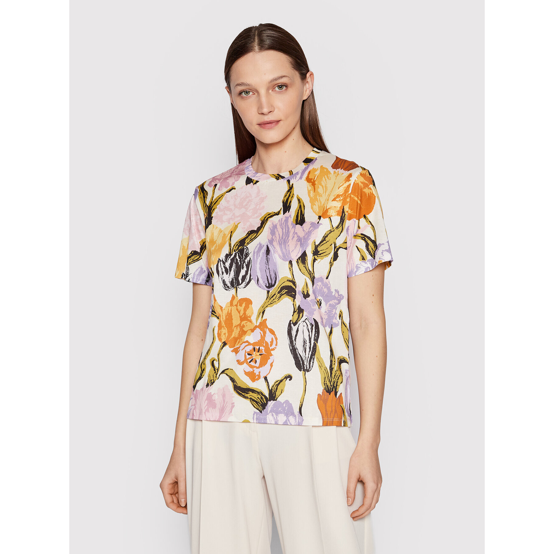 Weekend Max Mara Тишърт Scoglio 59710421 Цветен Regular Fit - Pepit.bg