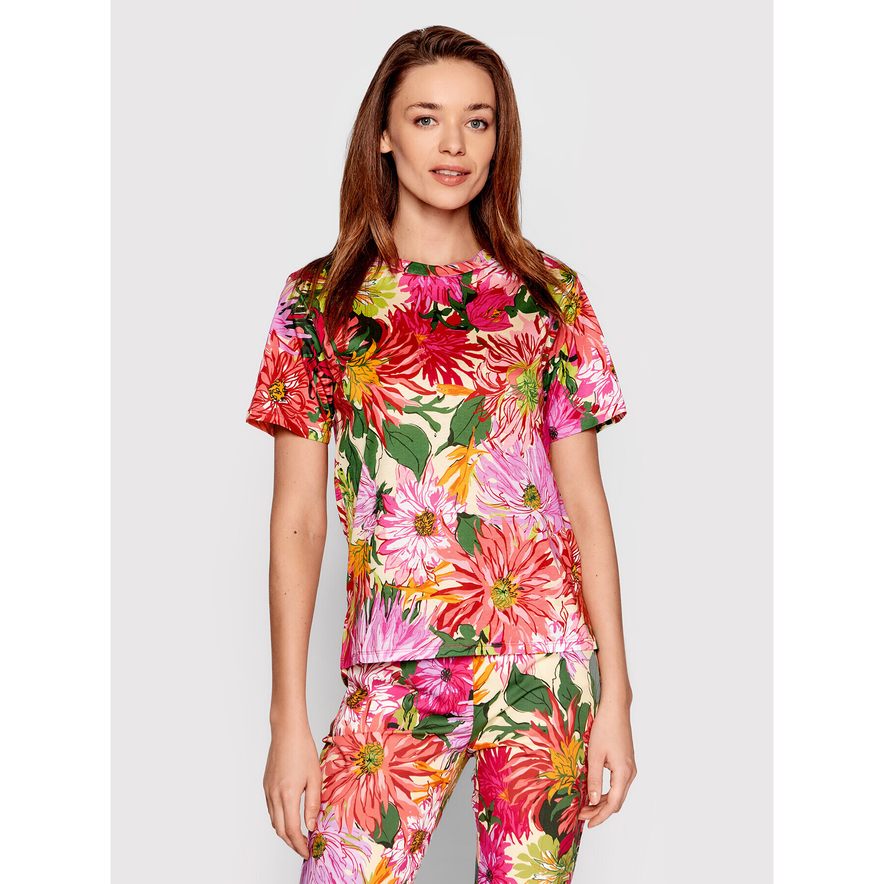 Weekend Max Mara Тишърт Scoglio 59710421 Розов Regular Fit - Pepit.bg