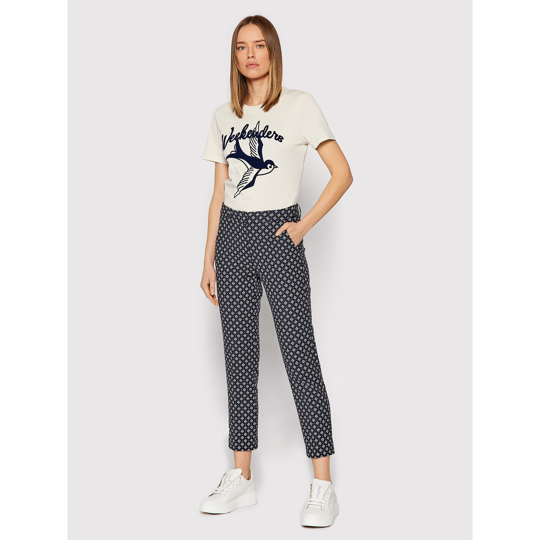 Weekend Max Mara Тишърт Suvi 59710527 Бежов Regular Fit - Pepit.bg
